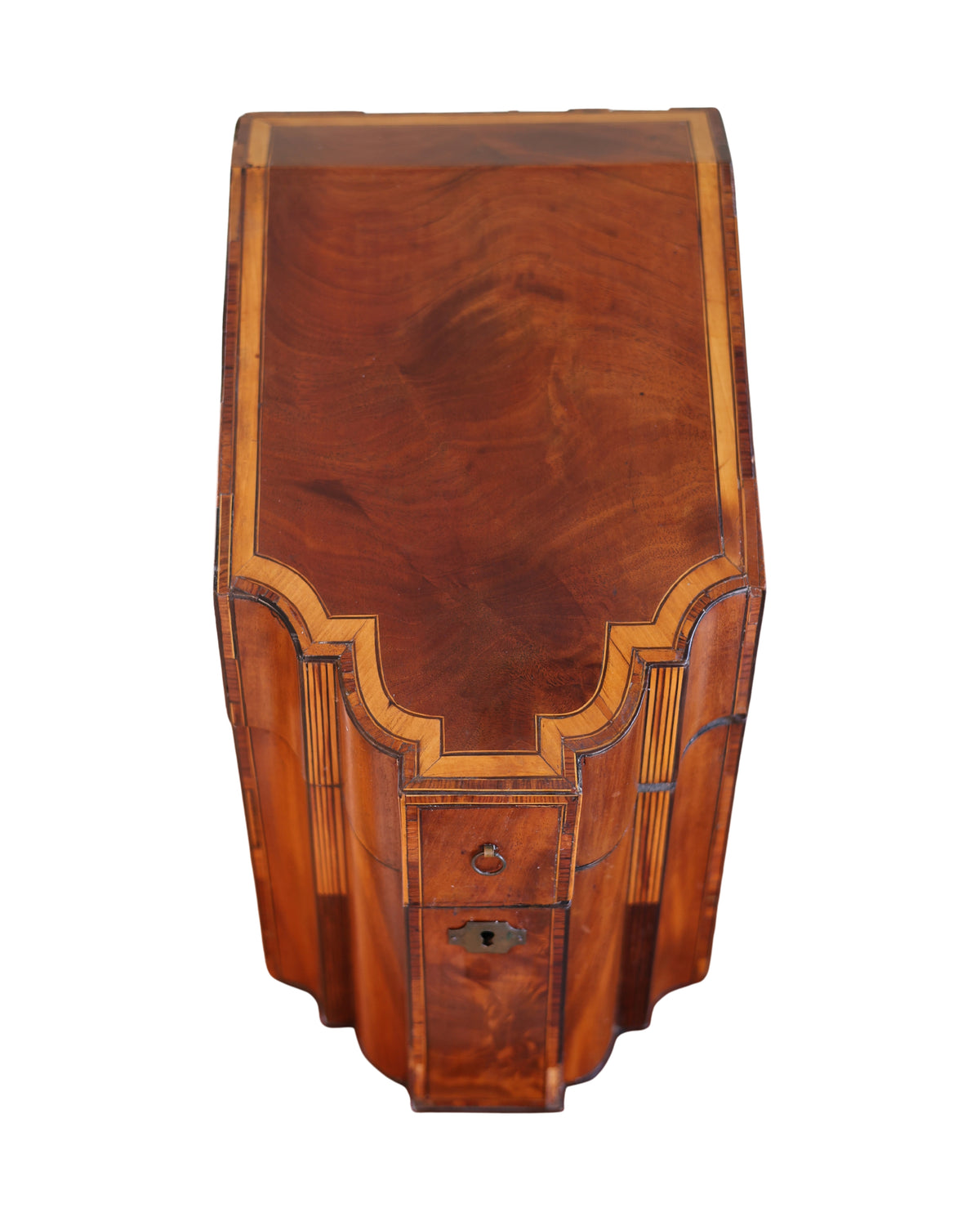 George III Mahogany Knife Box-3
