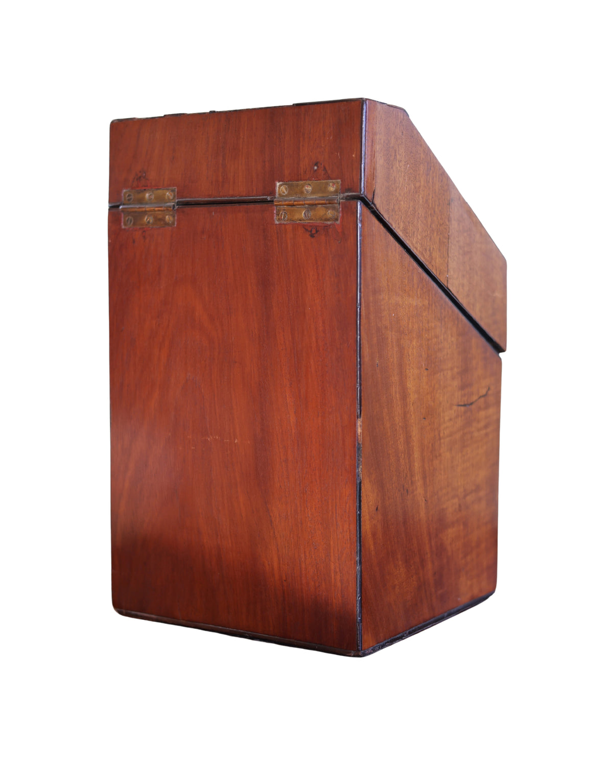 George III Mahogany Knife Box-6