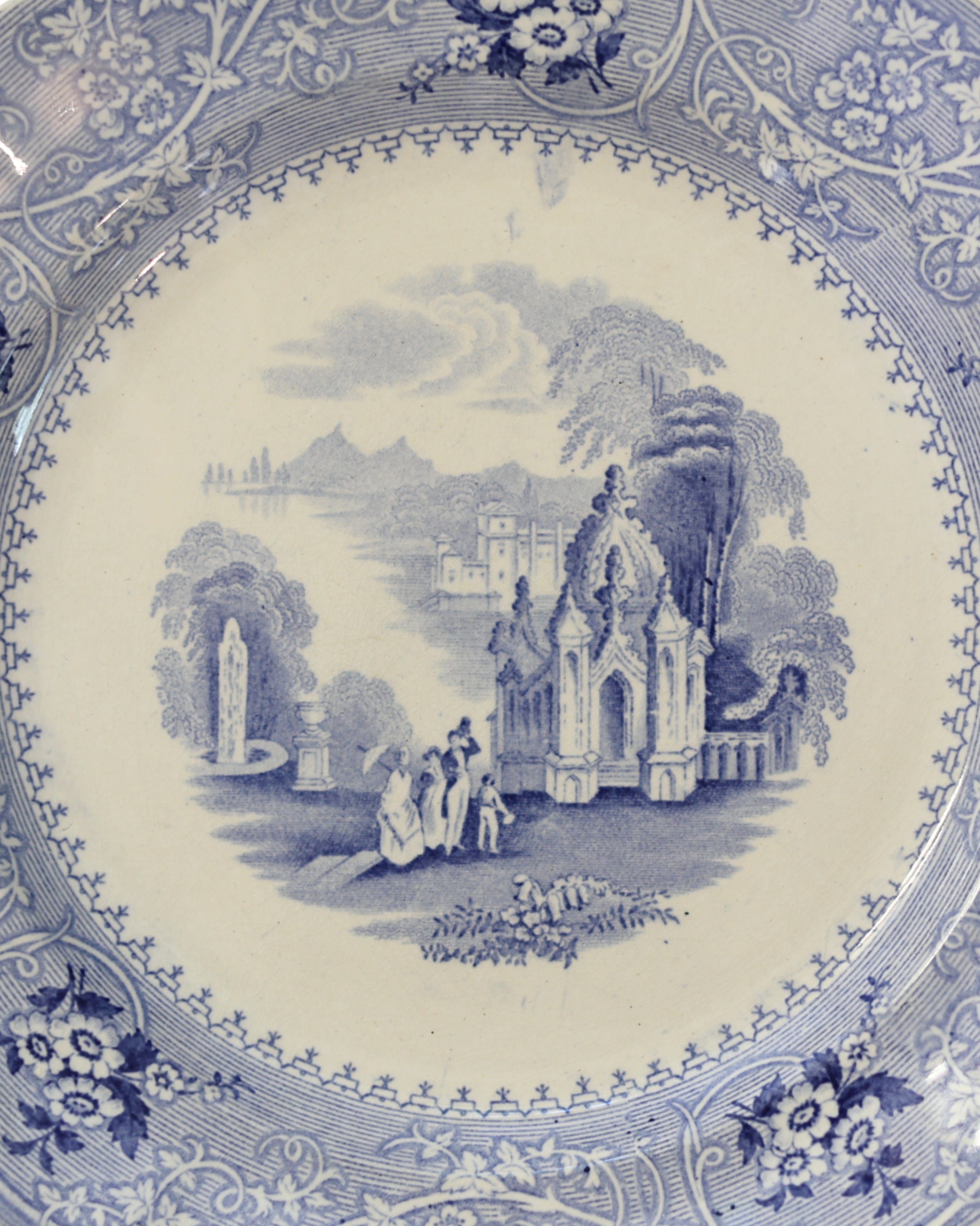 W. Adams & Sons "Columbia" Luncheon Plate-3