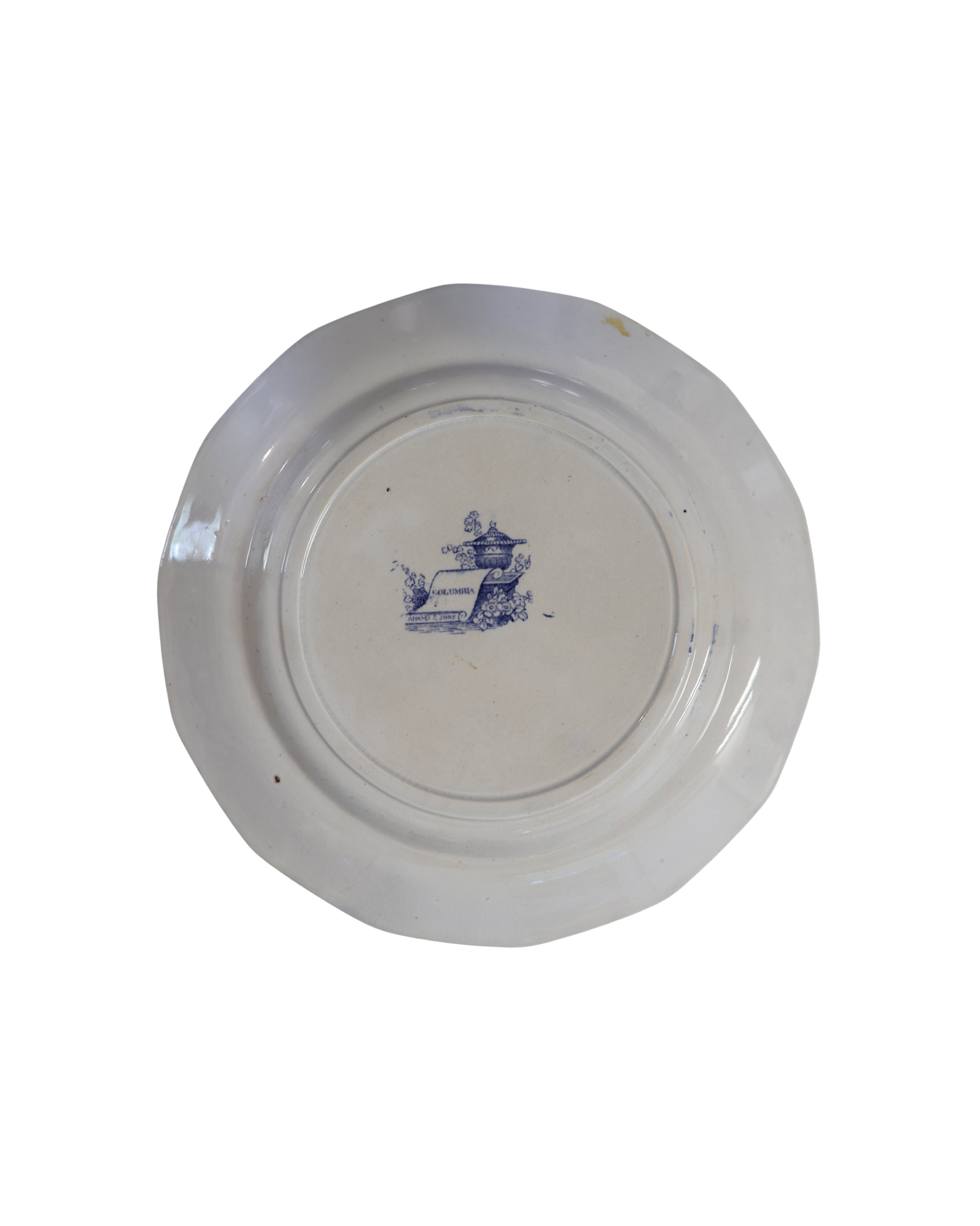W. Adams & Sons "Columbia" Luncheon Plate