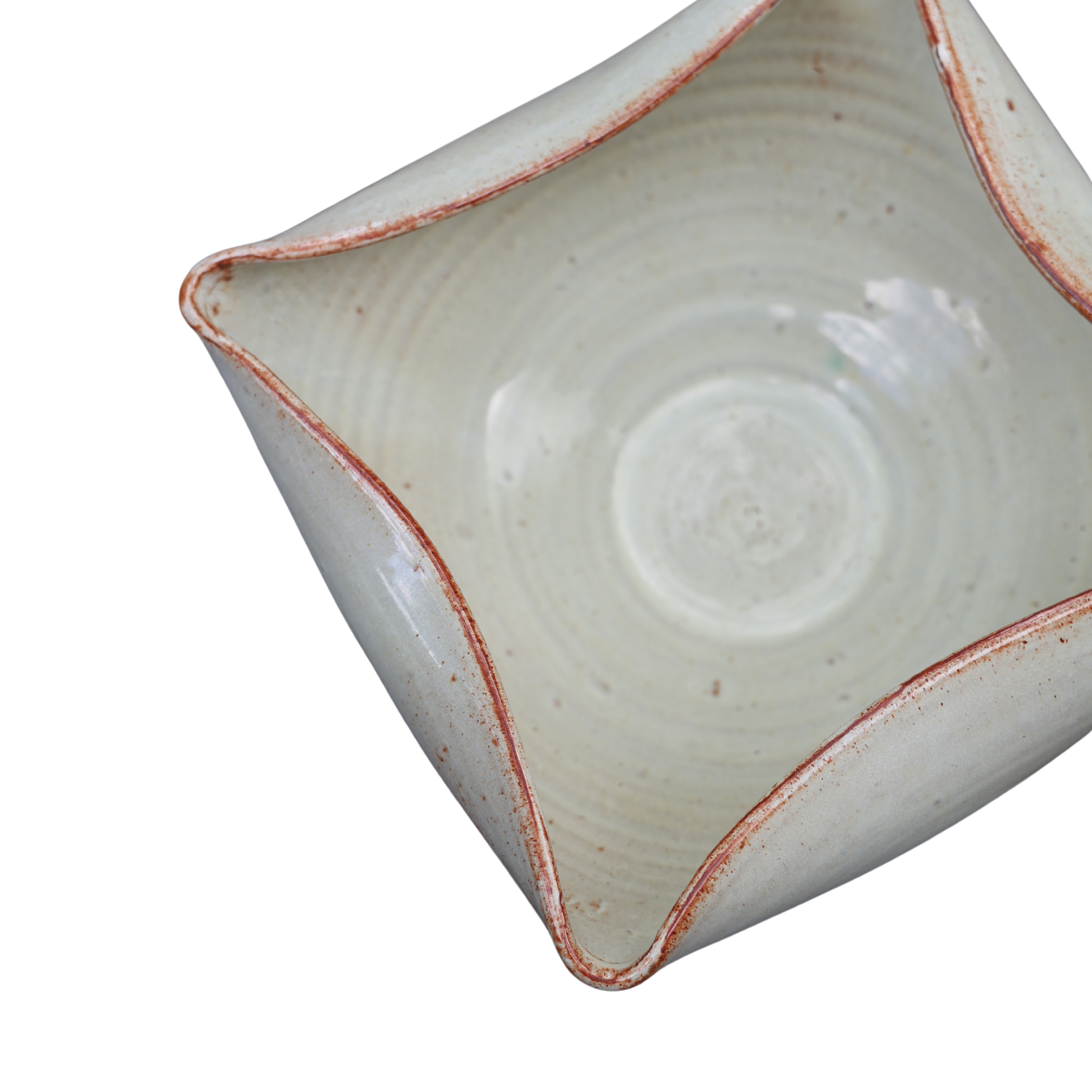 Ruffled Studio Pottery Serving Bowl