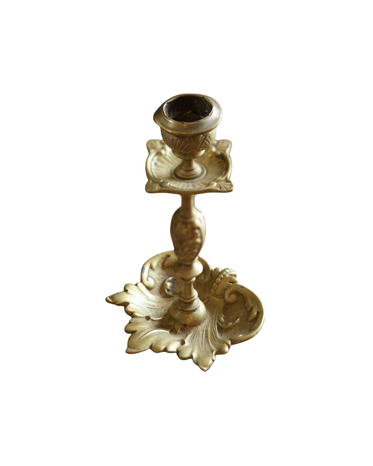 Acanthus Leaf Art Nouveau Candlesticks-3