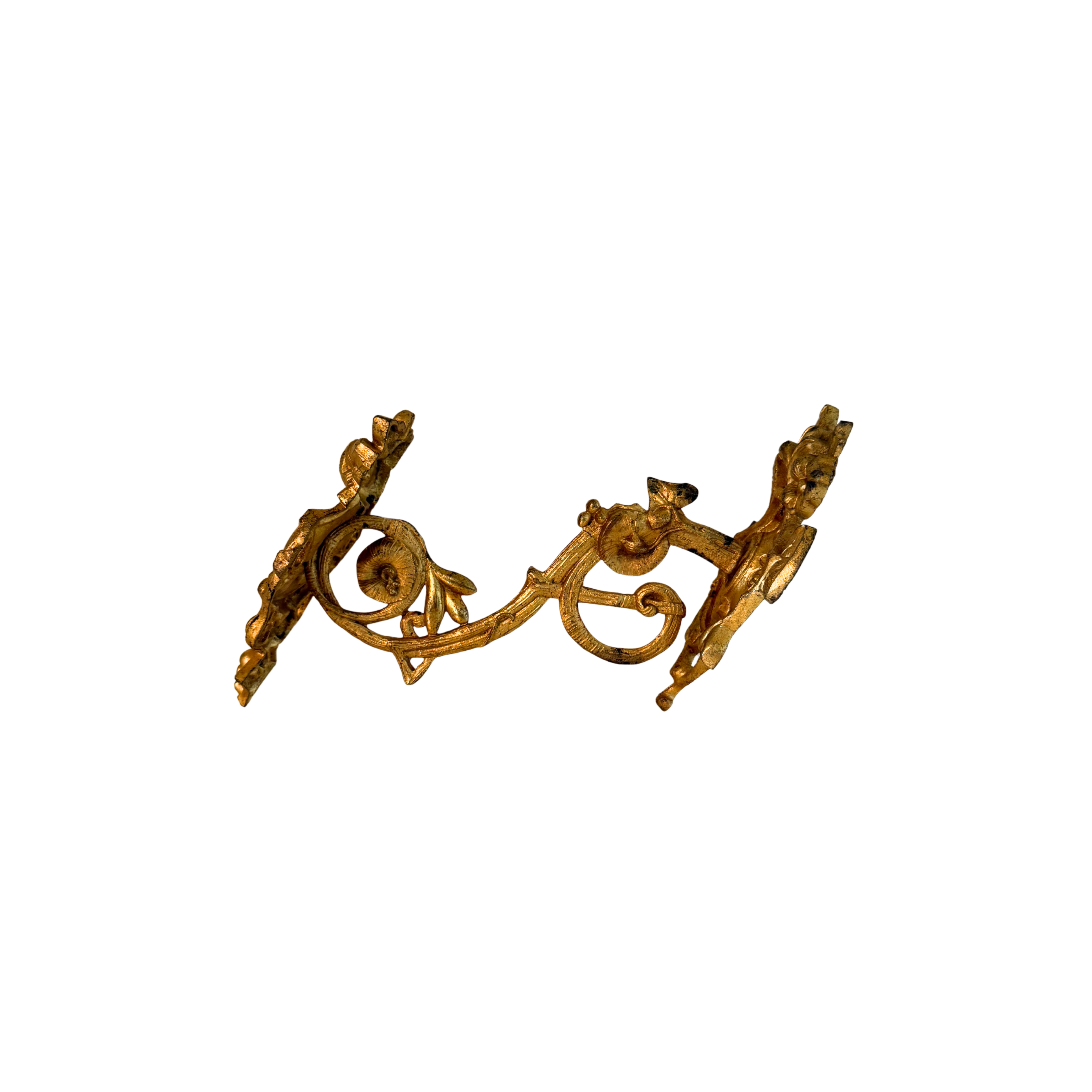 Ornate French Rococo-Style Gilt Hook