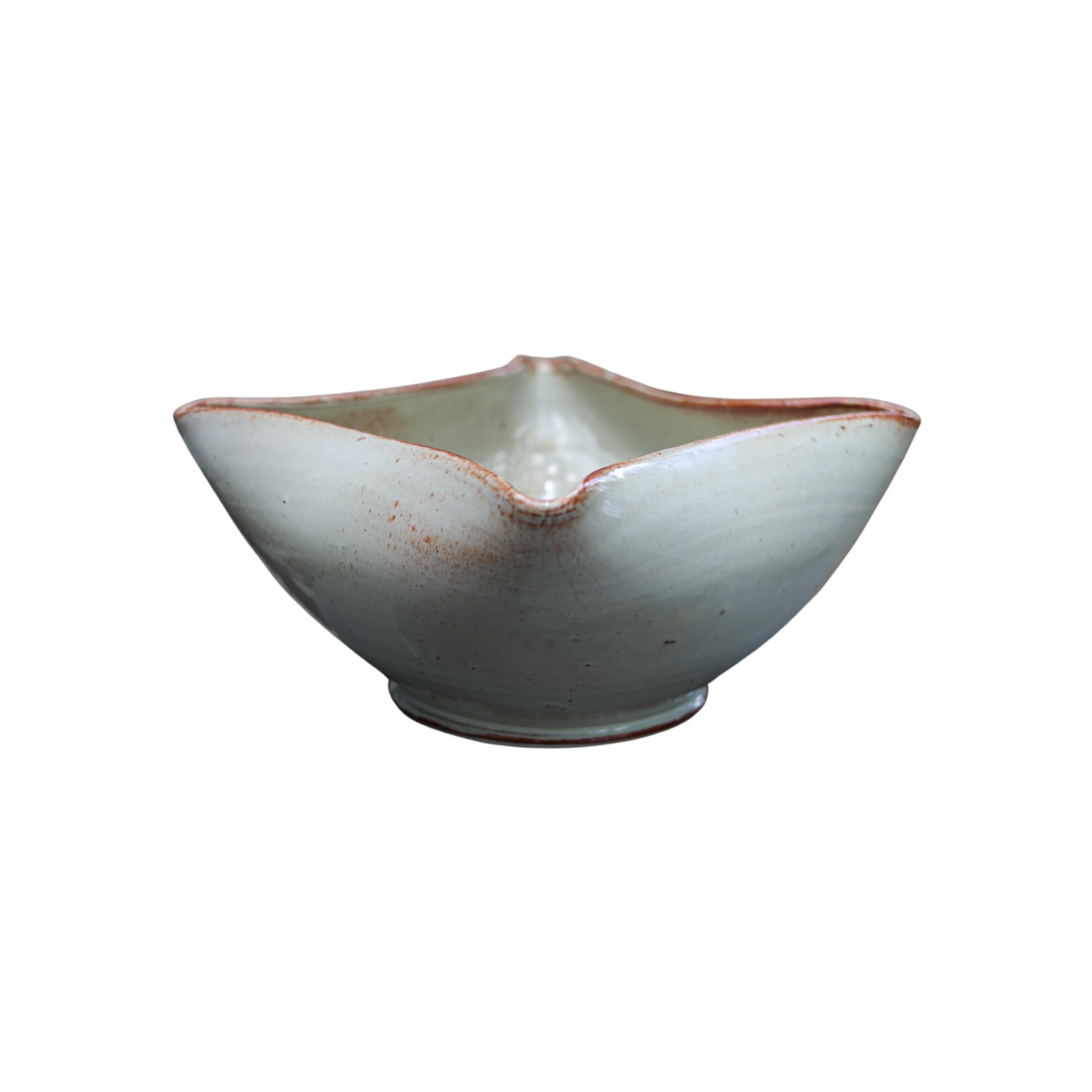 Ruffled Studio Pottery Serving Bowl