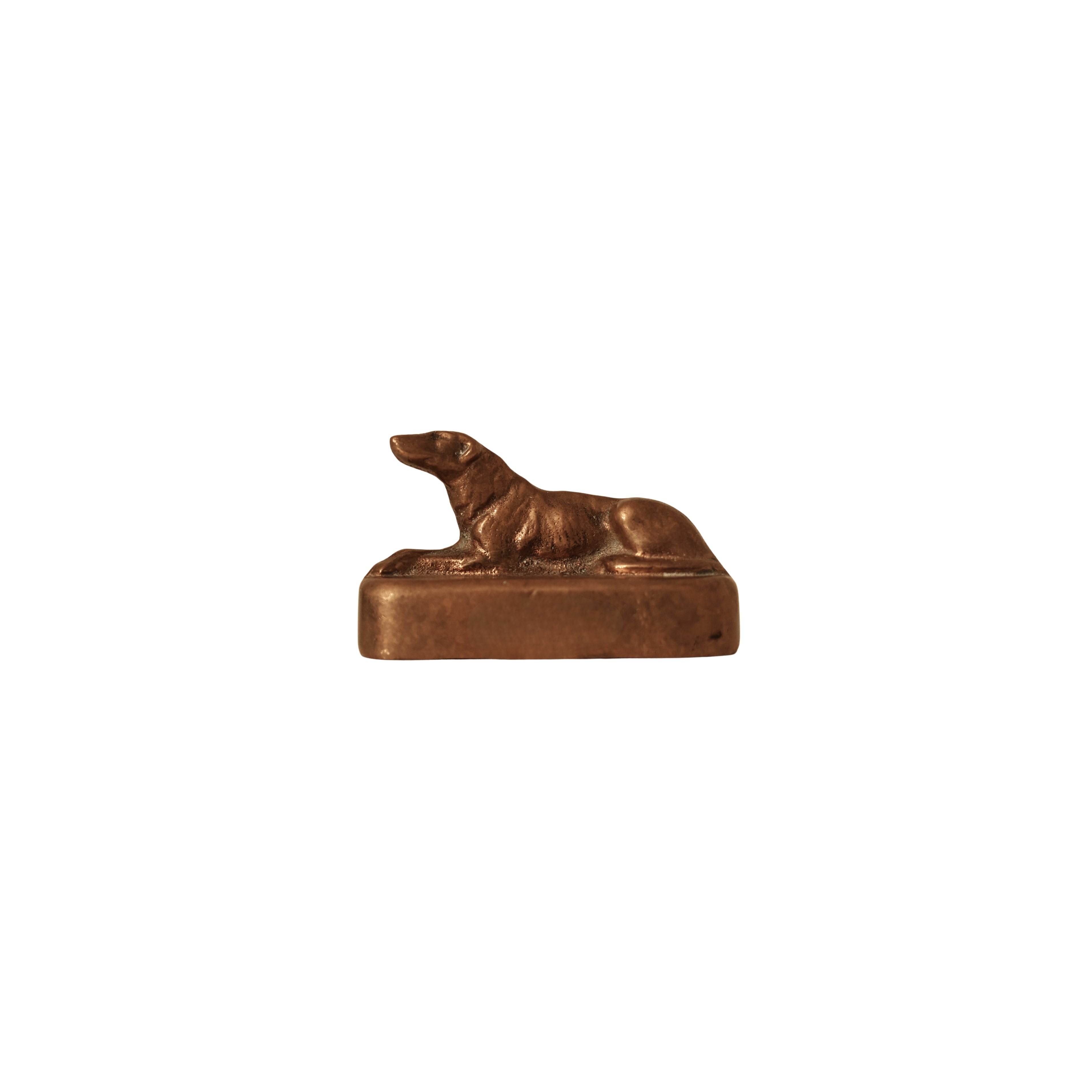 Bronze Dog Paperweight