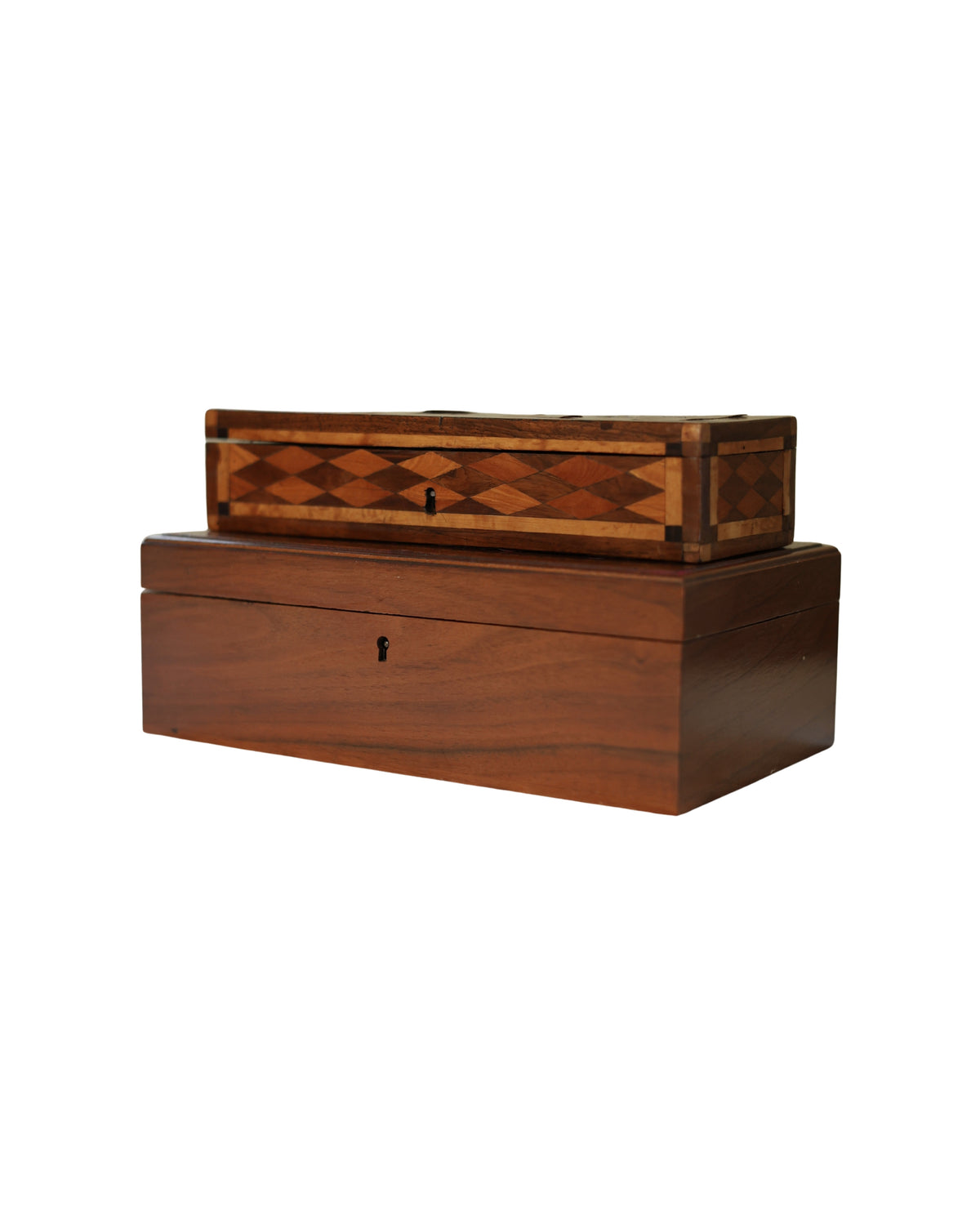 Early English Parquetry Star Box-5