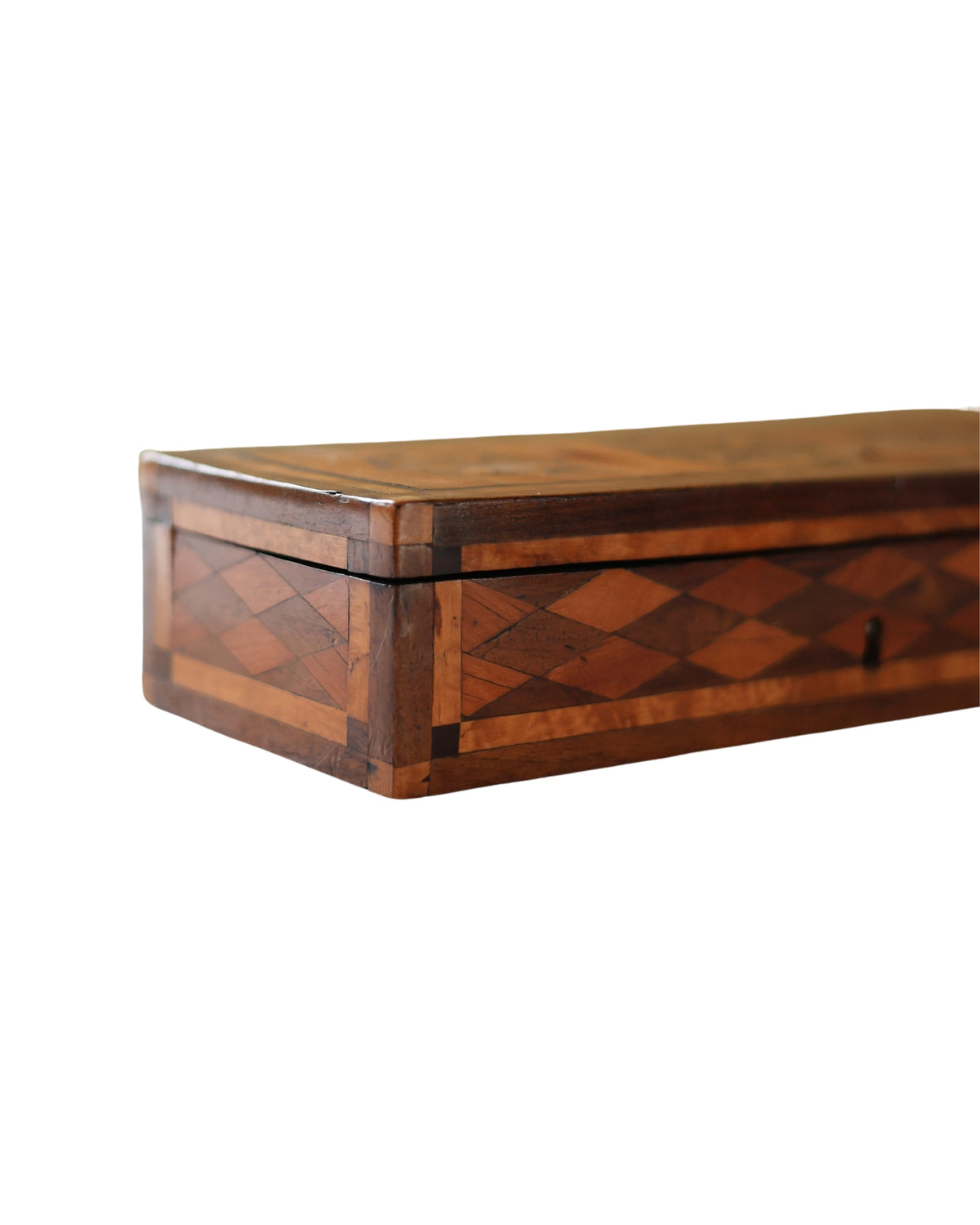 Early English Parquetry Star Box-4