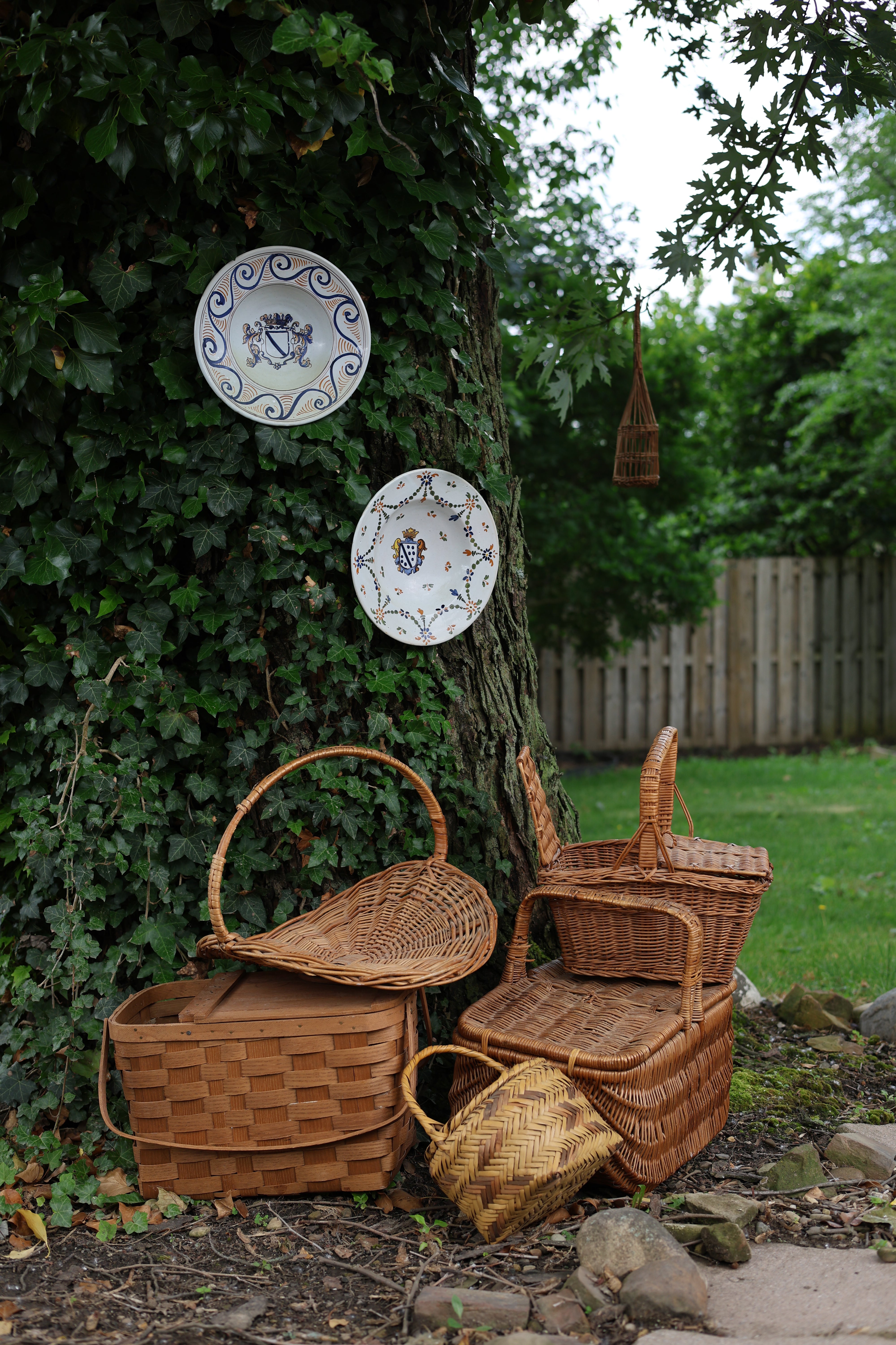 Wicker Harvest Basket