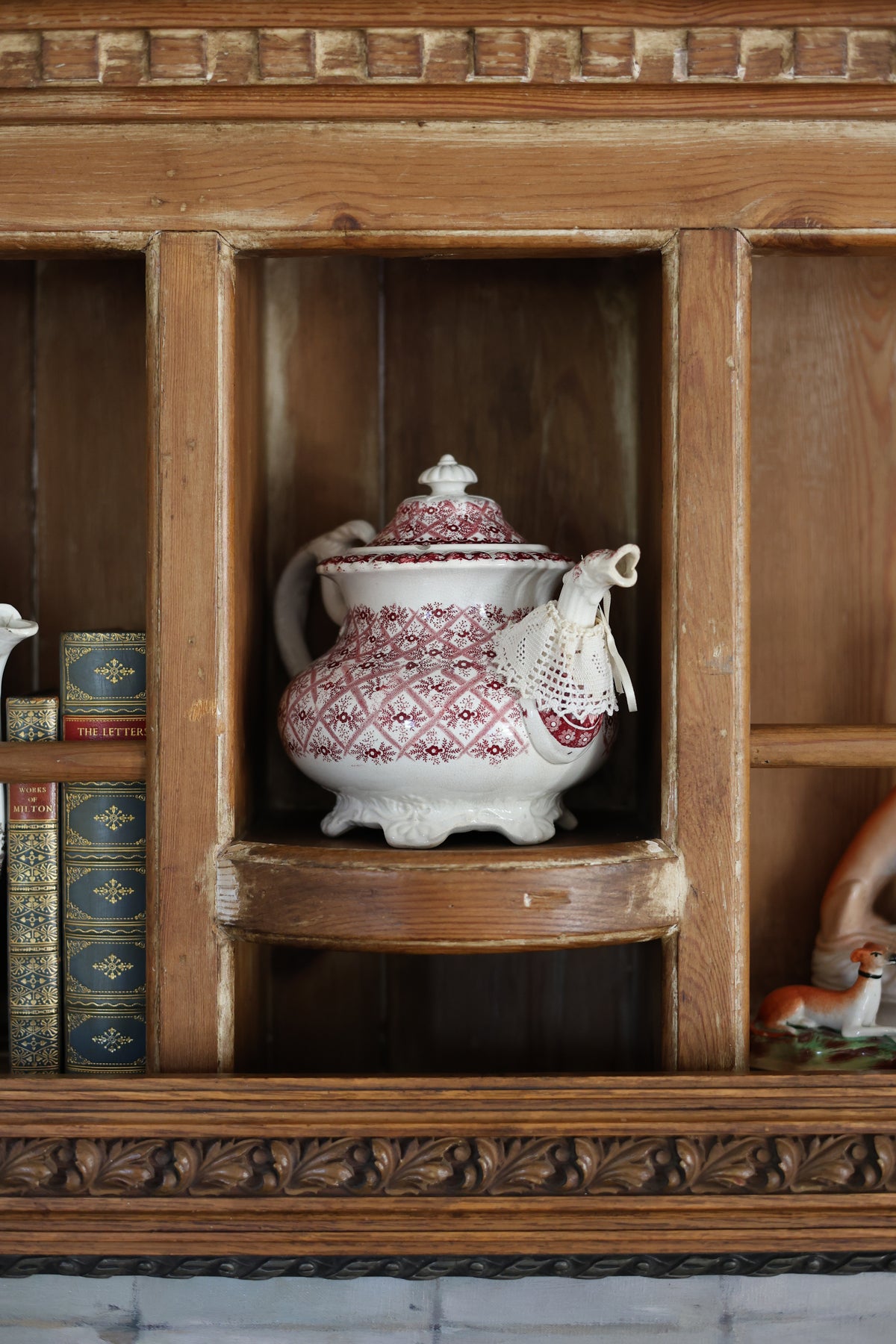 Floral Lattice Teapot-8