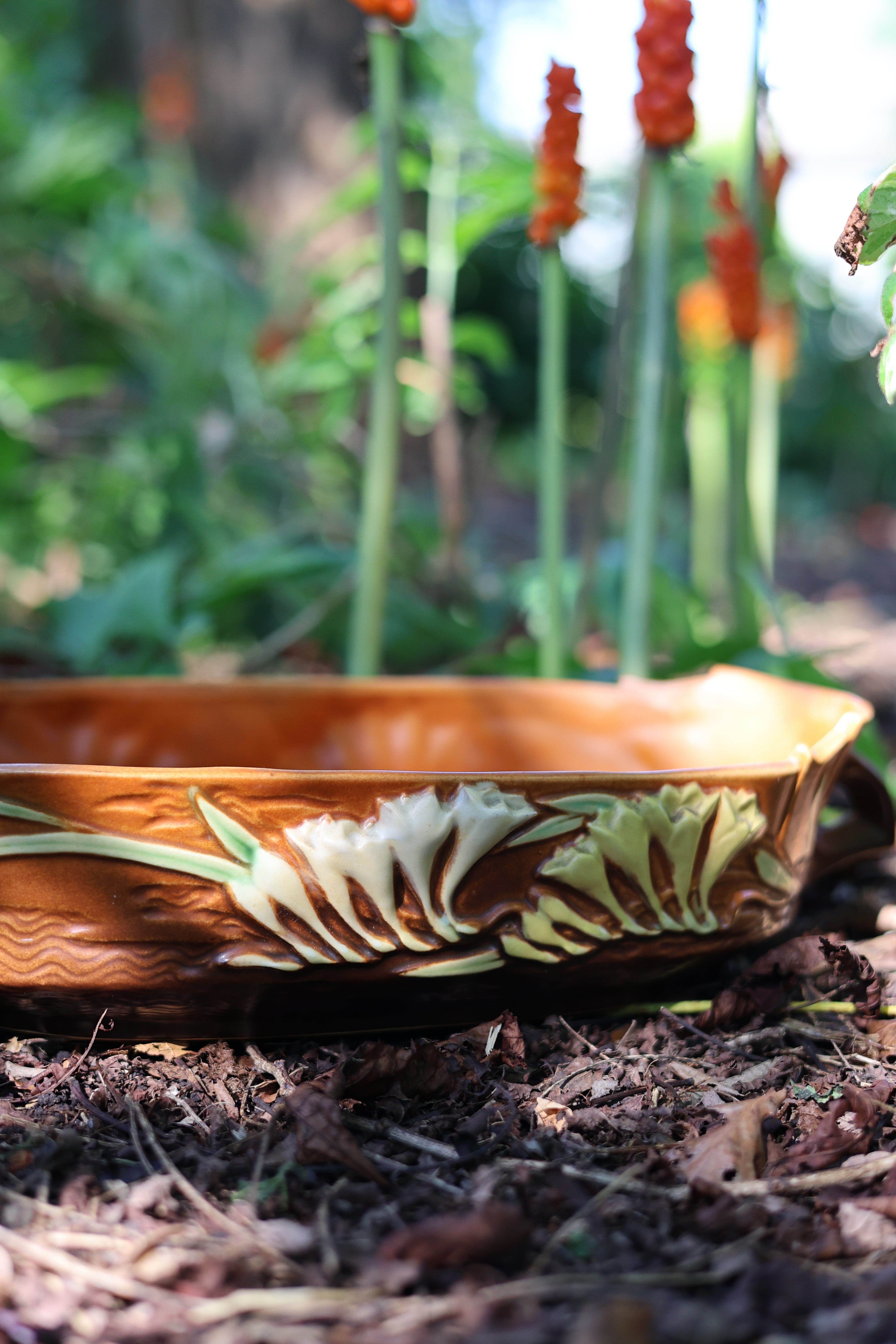 "Freesia" Bowl by Roseville Pottery-2