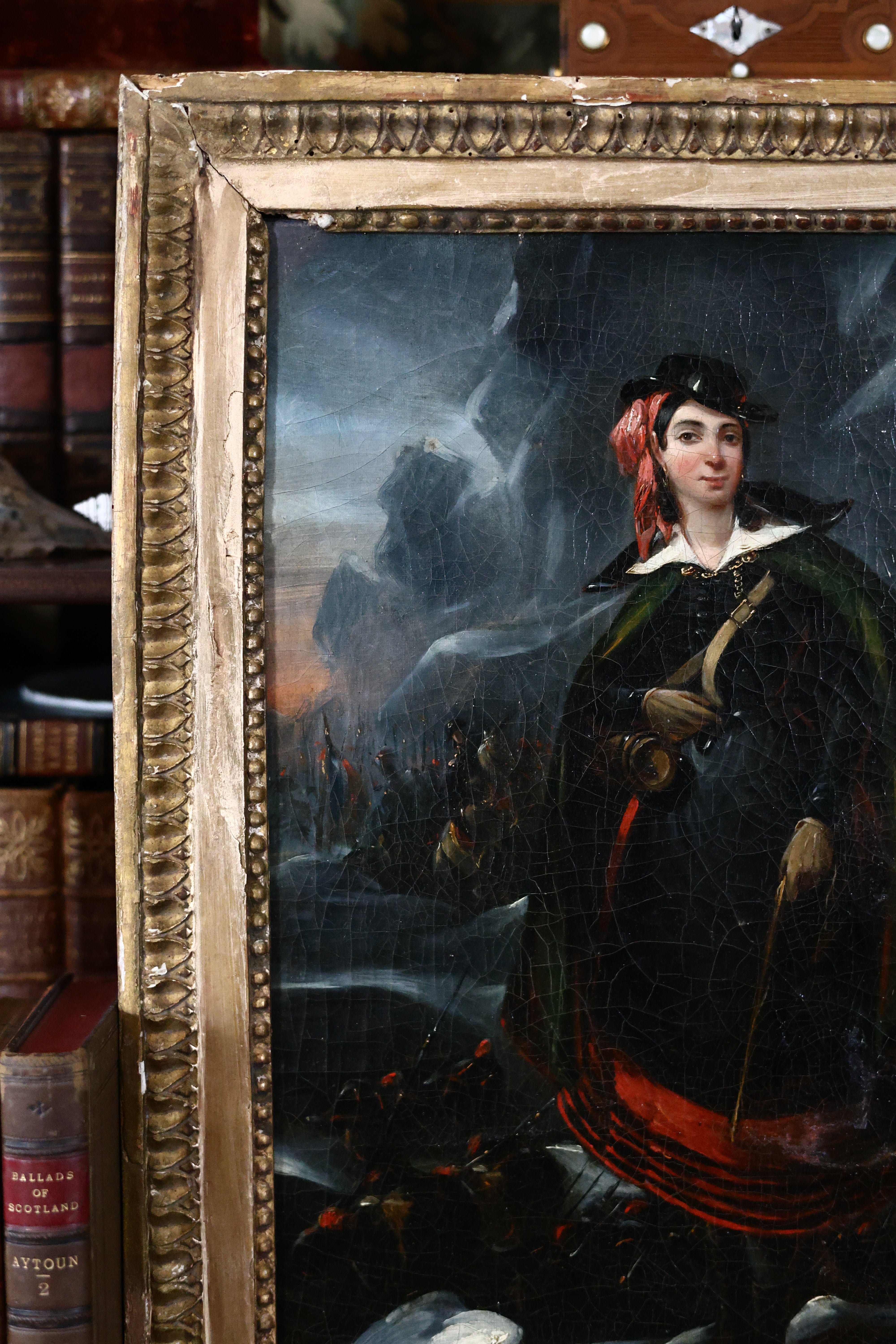 19th c. Oil Portrait of a Scottish Woman