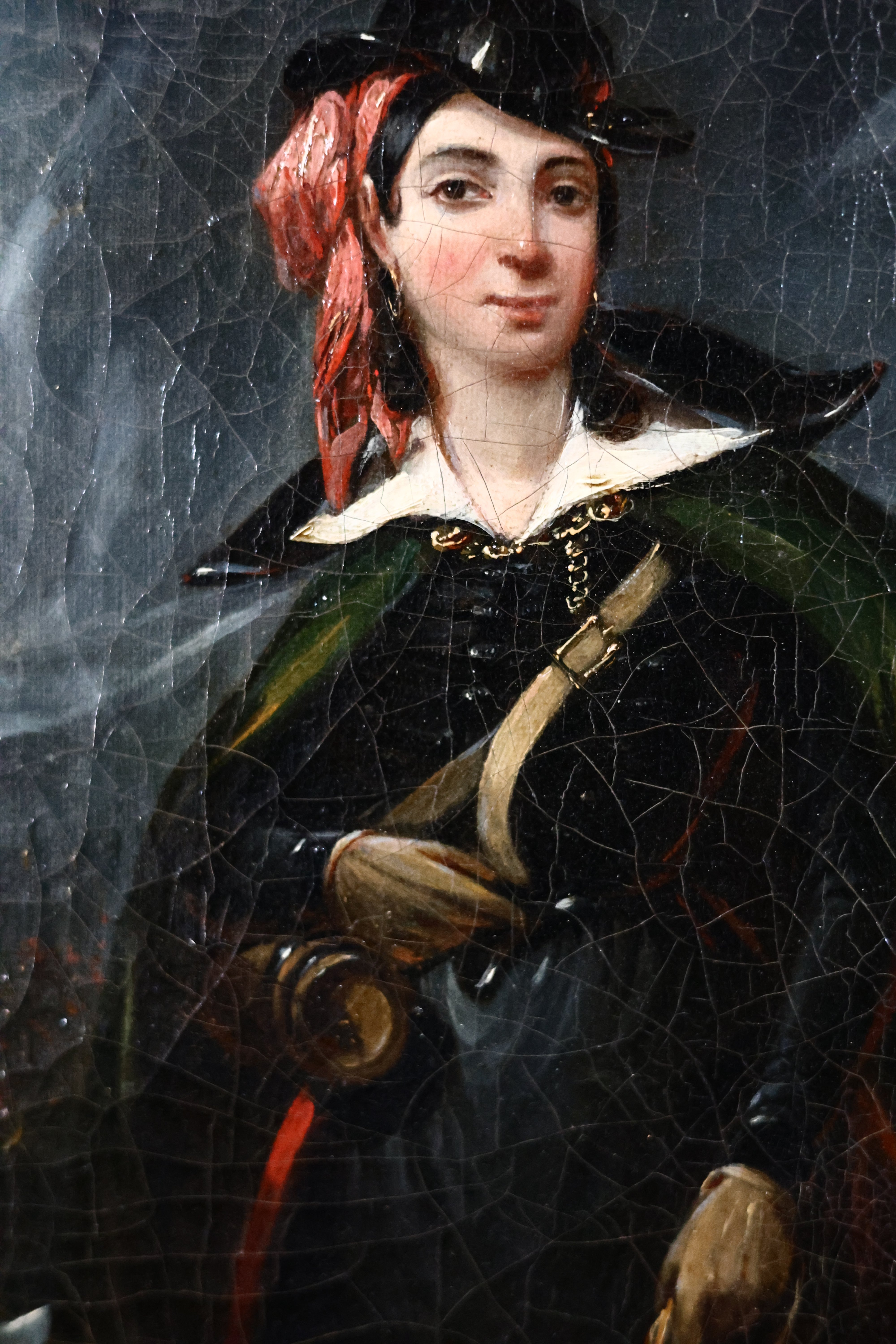 19th c. Oil Portrait of a Scottish Woman