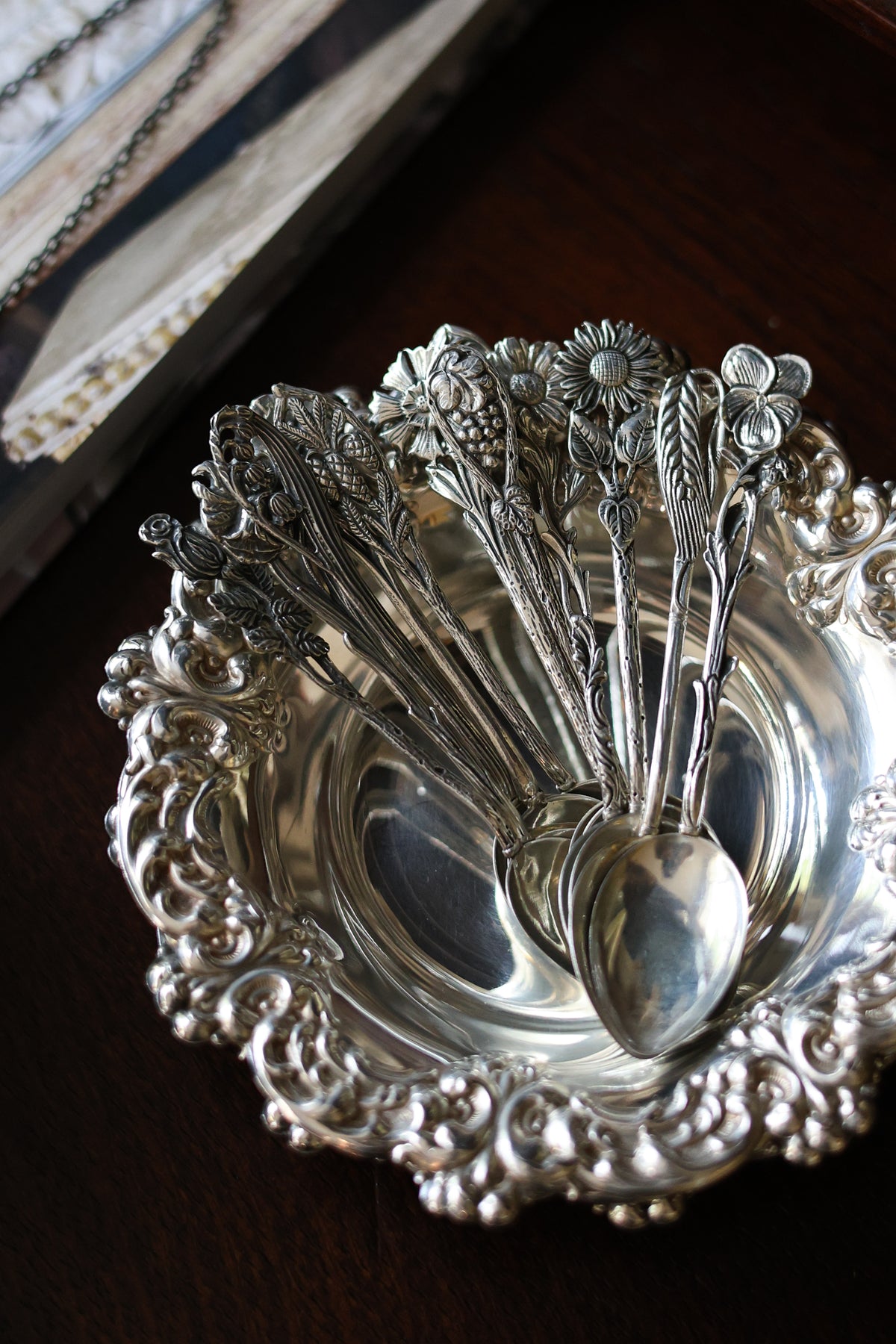 Reed & Barton .835 Silver Demitasse Spoons-1