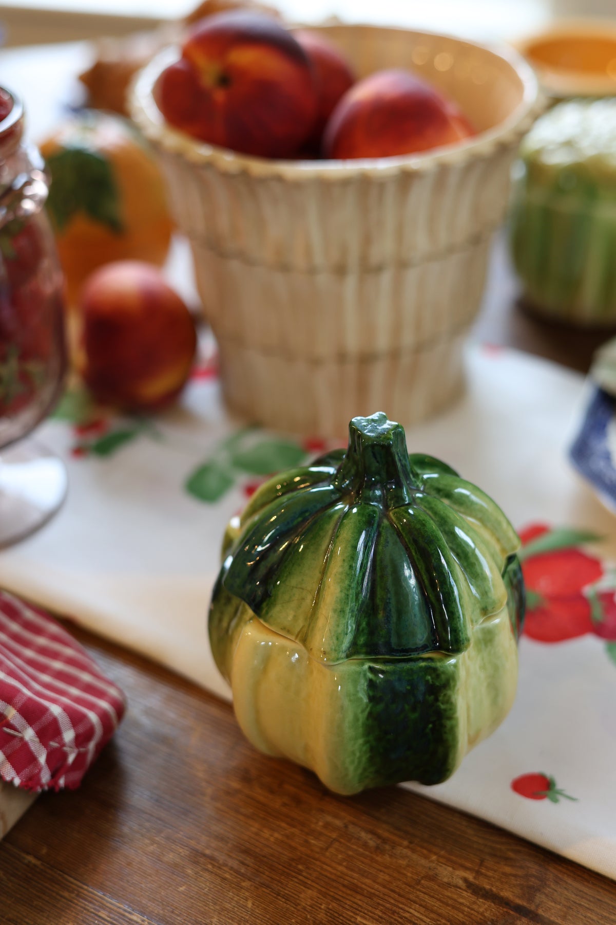Pumpkin Gourd Lidded Vessel-1