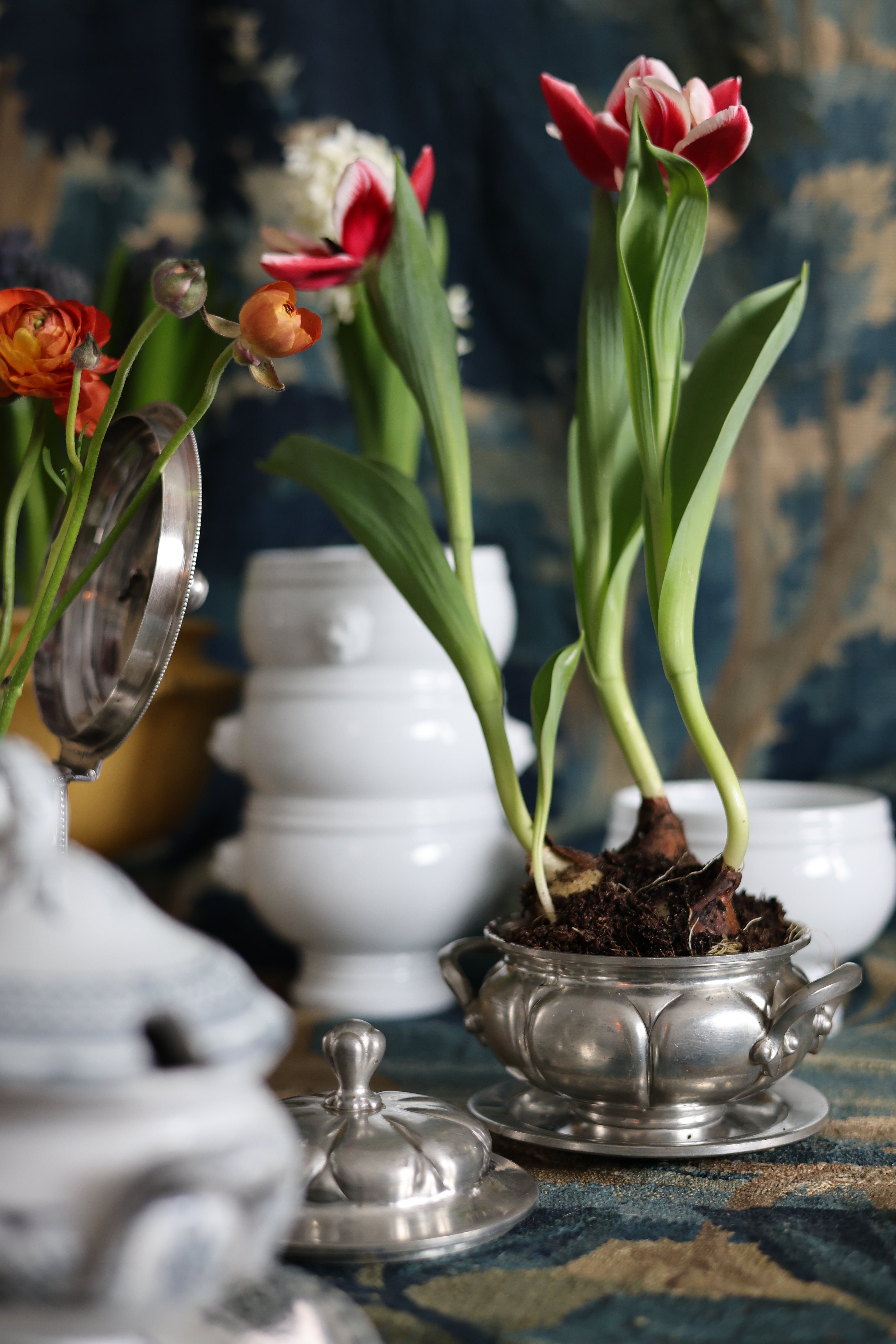 Norwegian Pewter Lidded Sauce Tureen