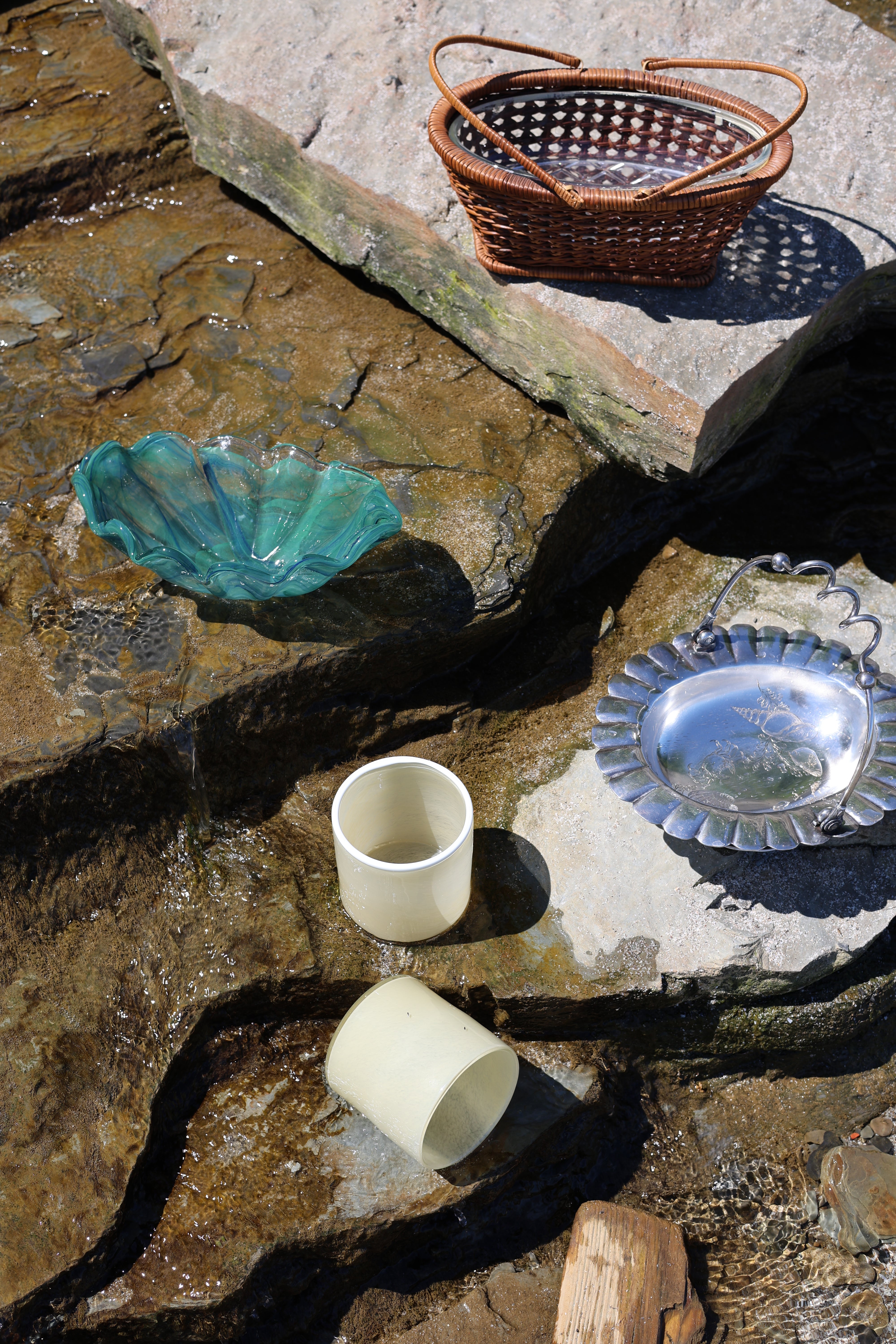 Sandy Hand-Blown Glass Tumblers