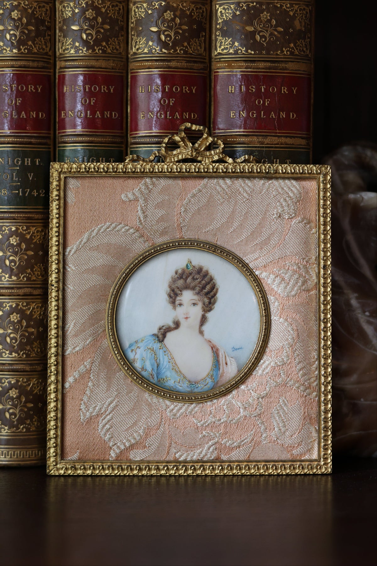 Louis XVI Revival Miniature Portrait