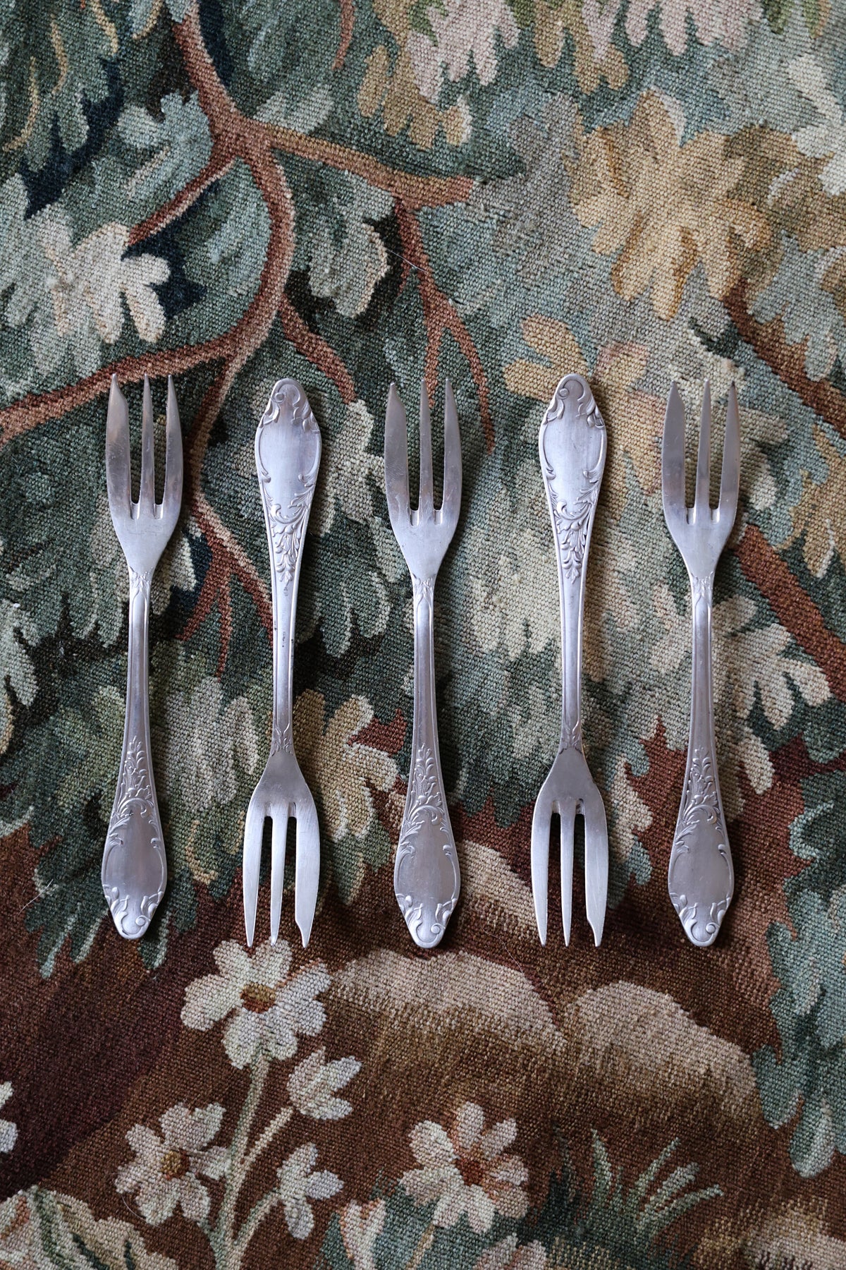 Extra Silver Dessert Forks-1
