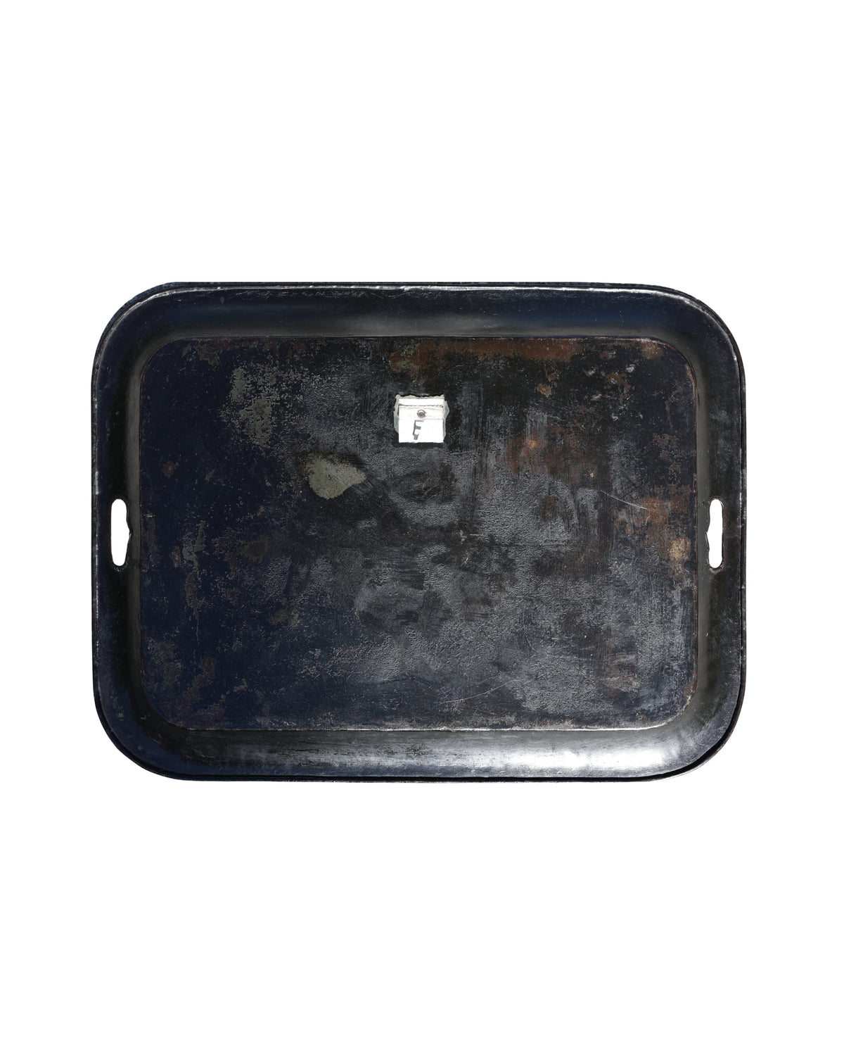 Hand-Painted Floral Toleware Serving Tray-6