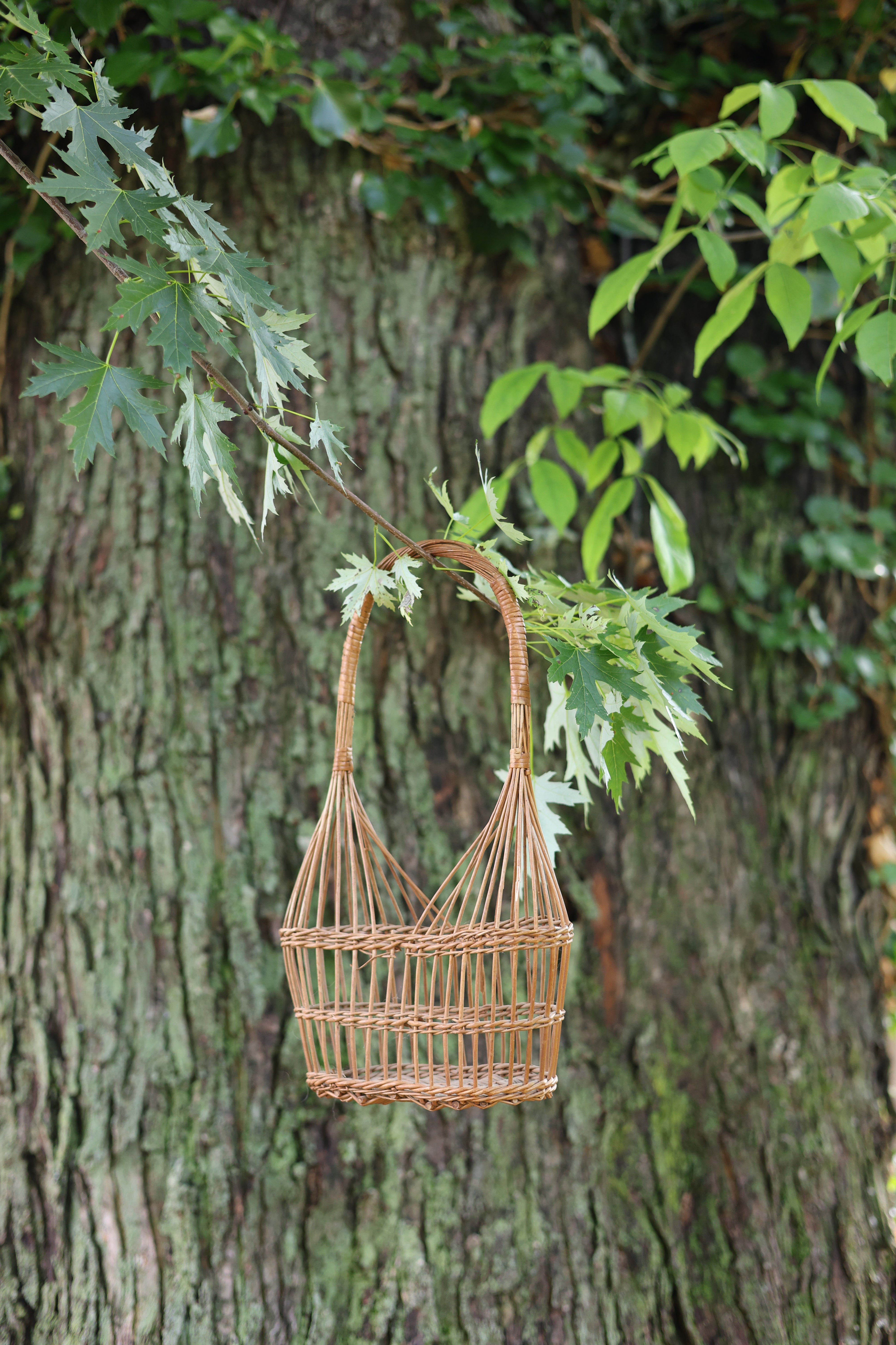 Open Weave Purse Basket