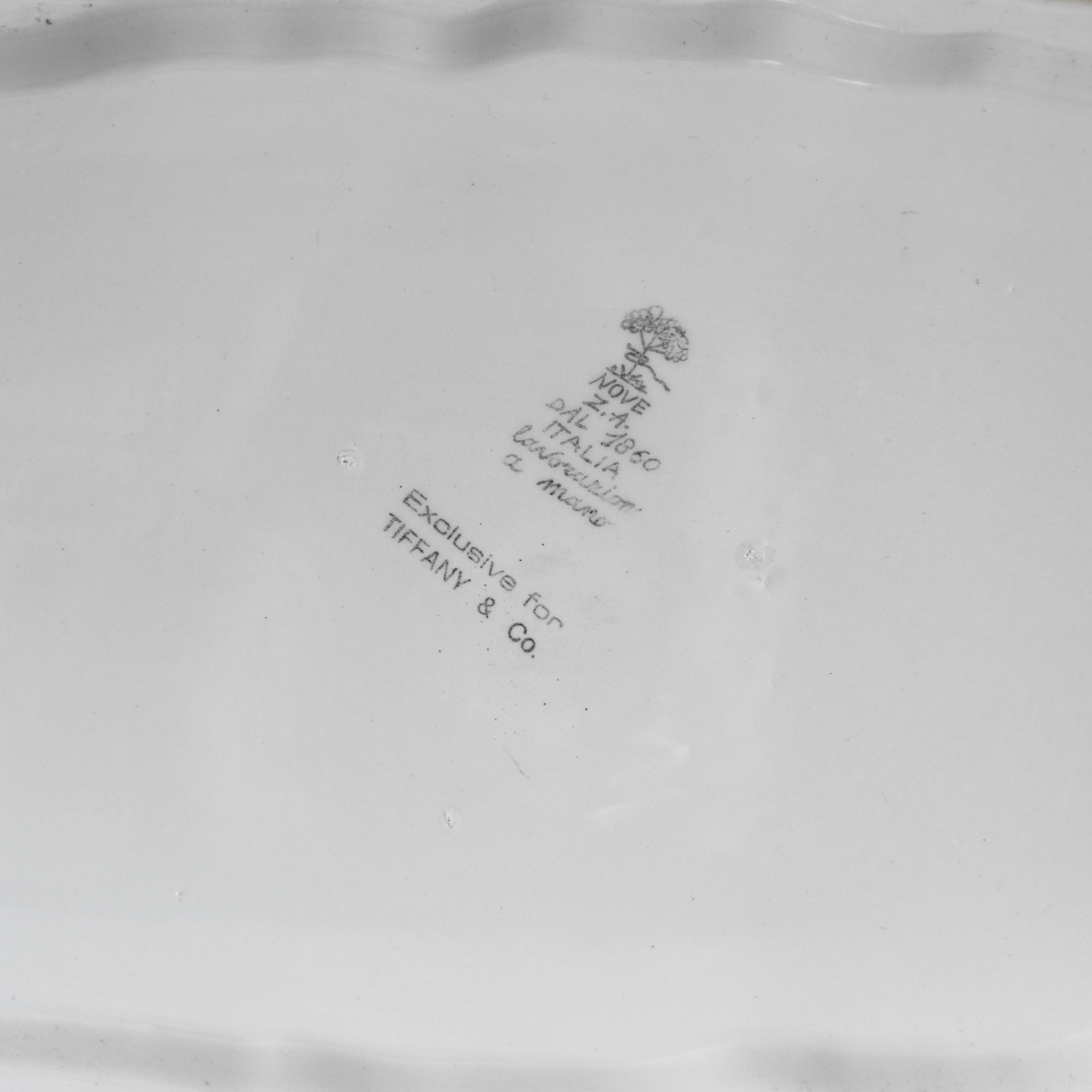 Tiffany & Co. Nove Italia Majolica Artichoke Tureen