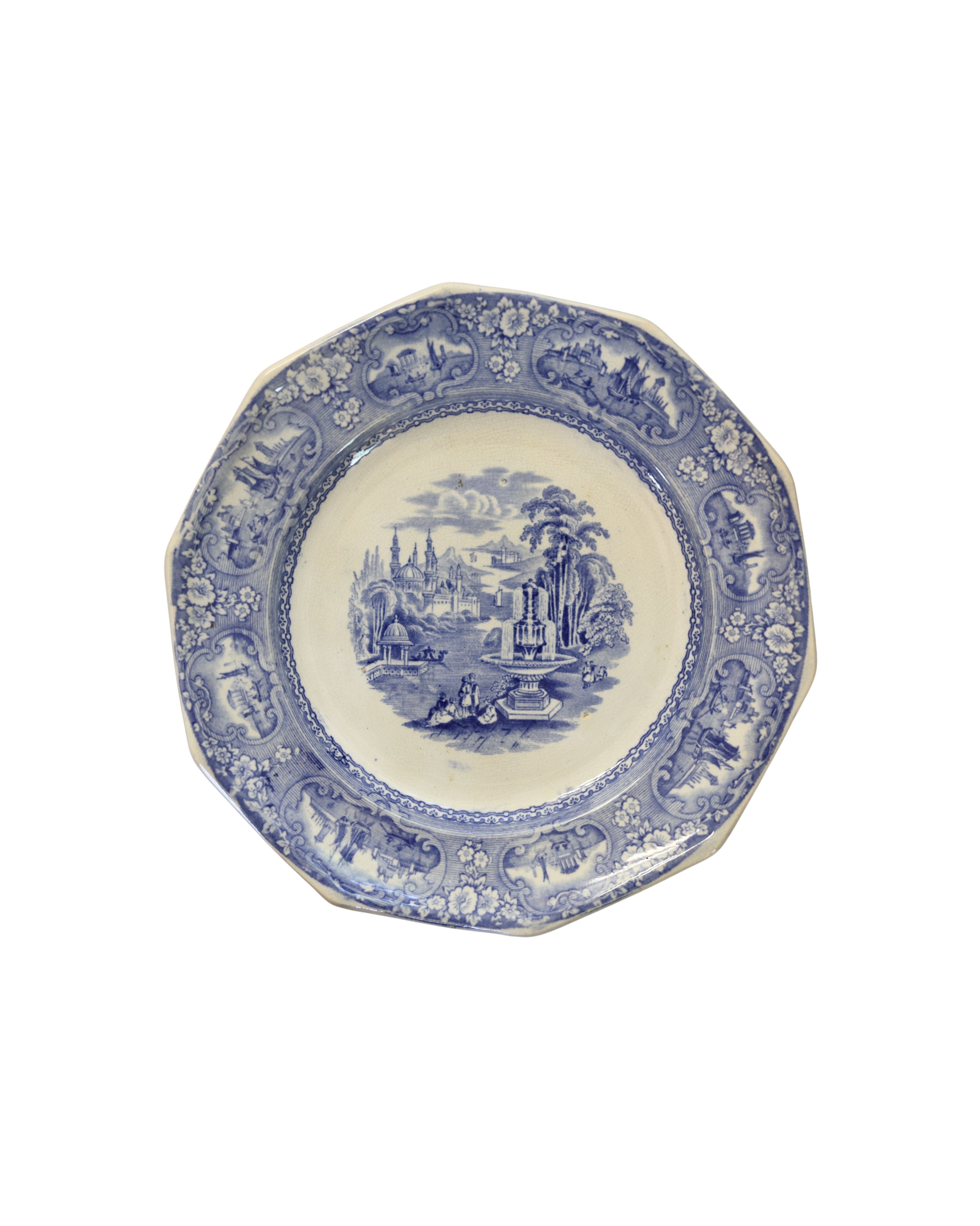 Cotton & Barlow “Medina” Luncheon Plate-1