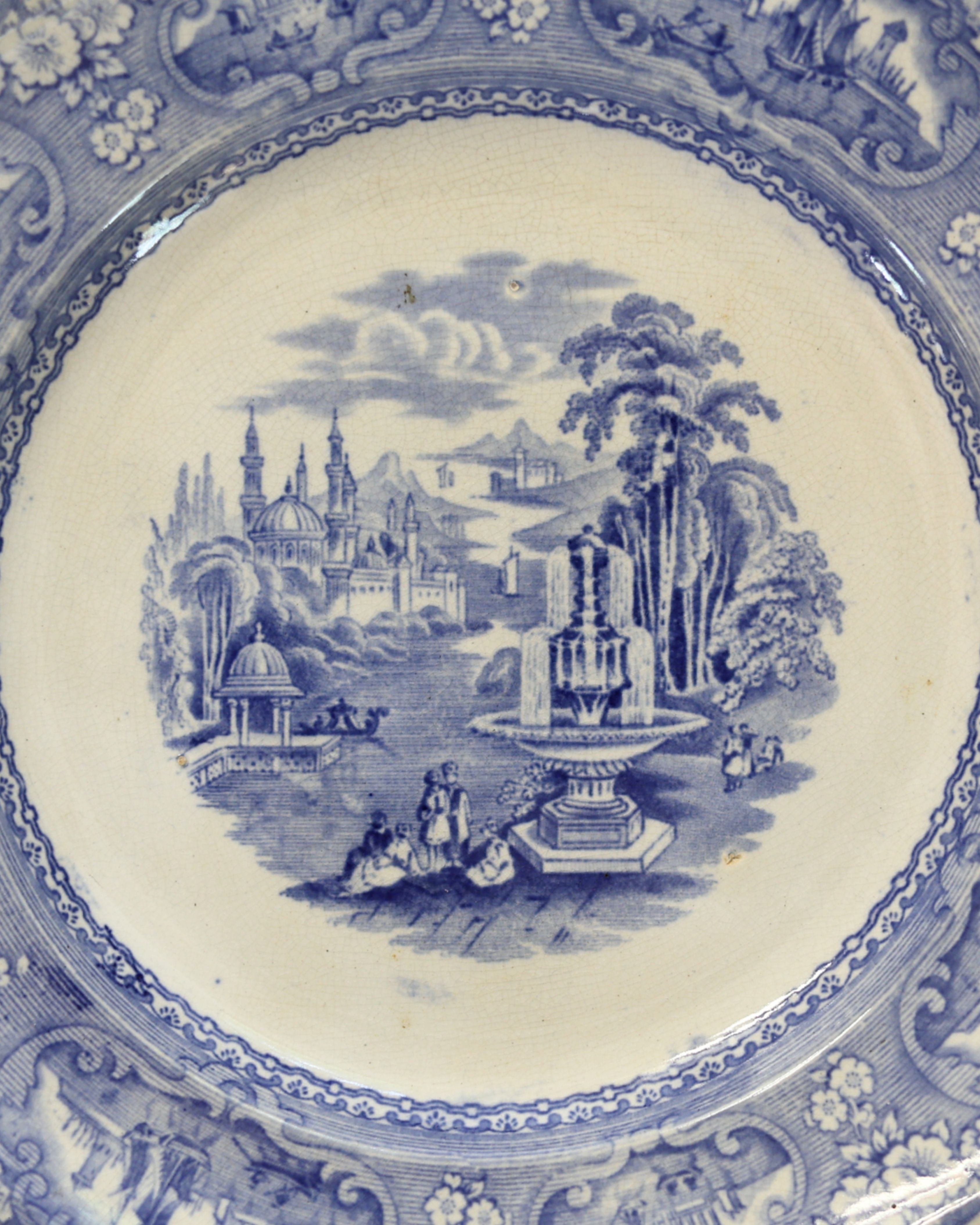 Cotton & Barlow “Medina” Luncheon Plate-2