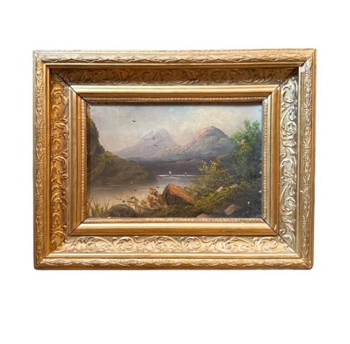 Petite Framed Atmospheric Landscape