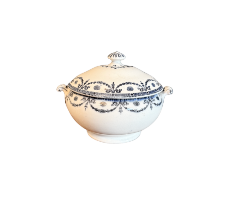 Petite Blue and White Tureen