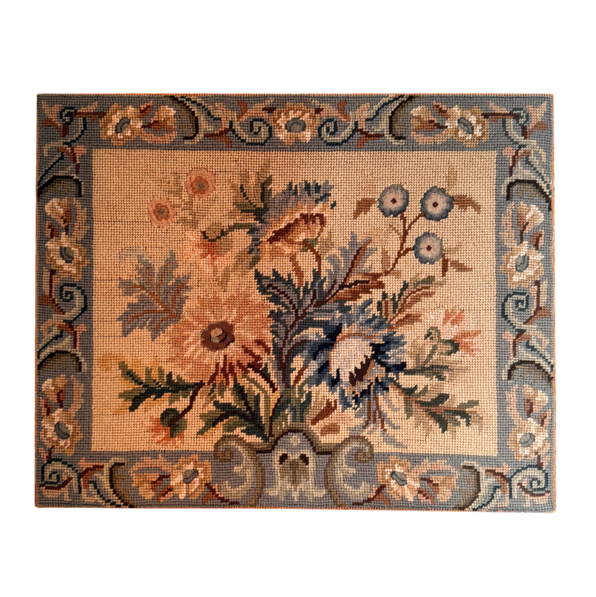 Needlepoint Wildflower Floral Artwork