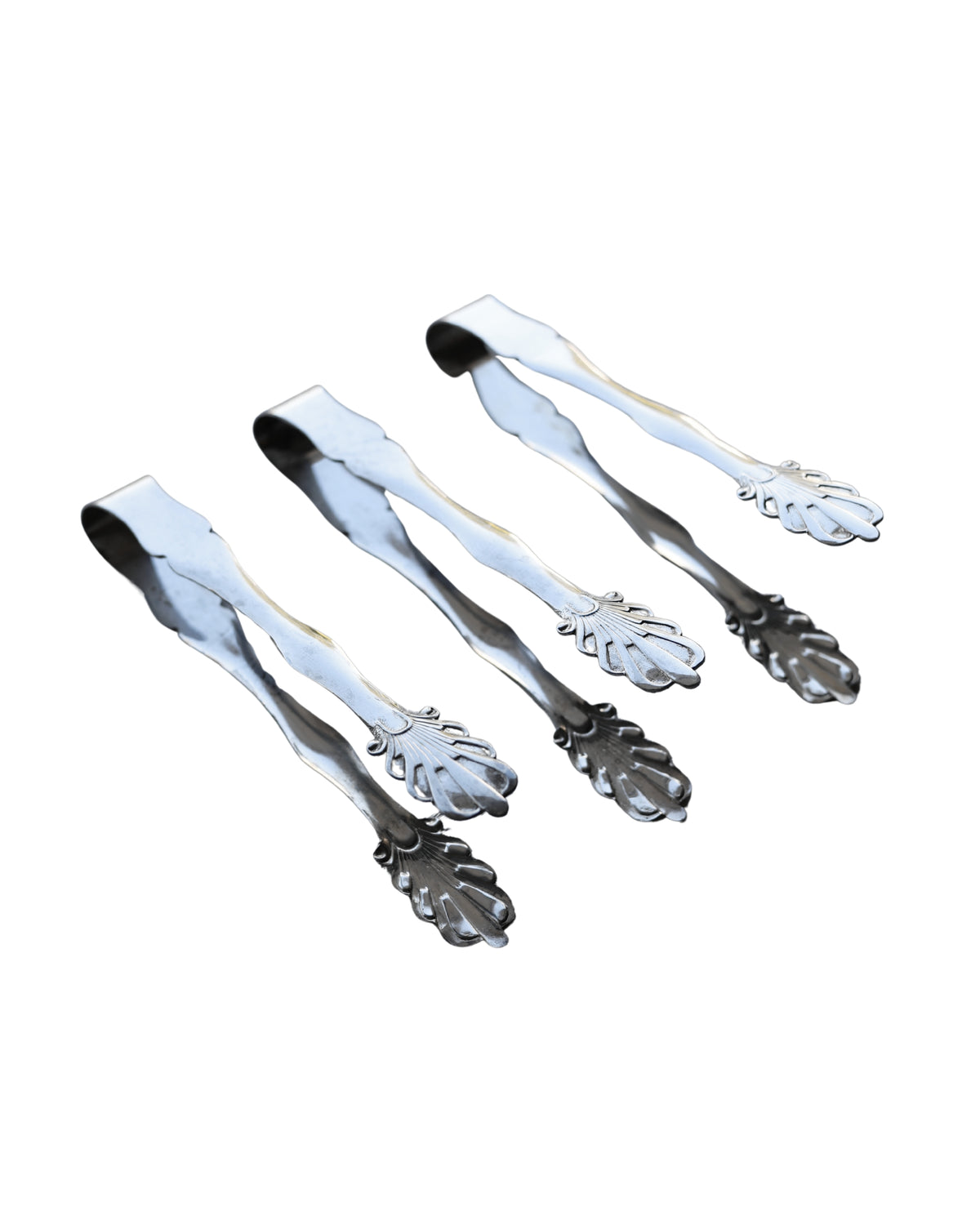 Leonard Scalloped Ice Tongs