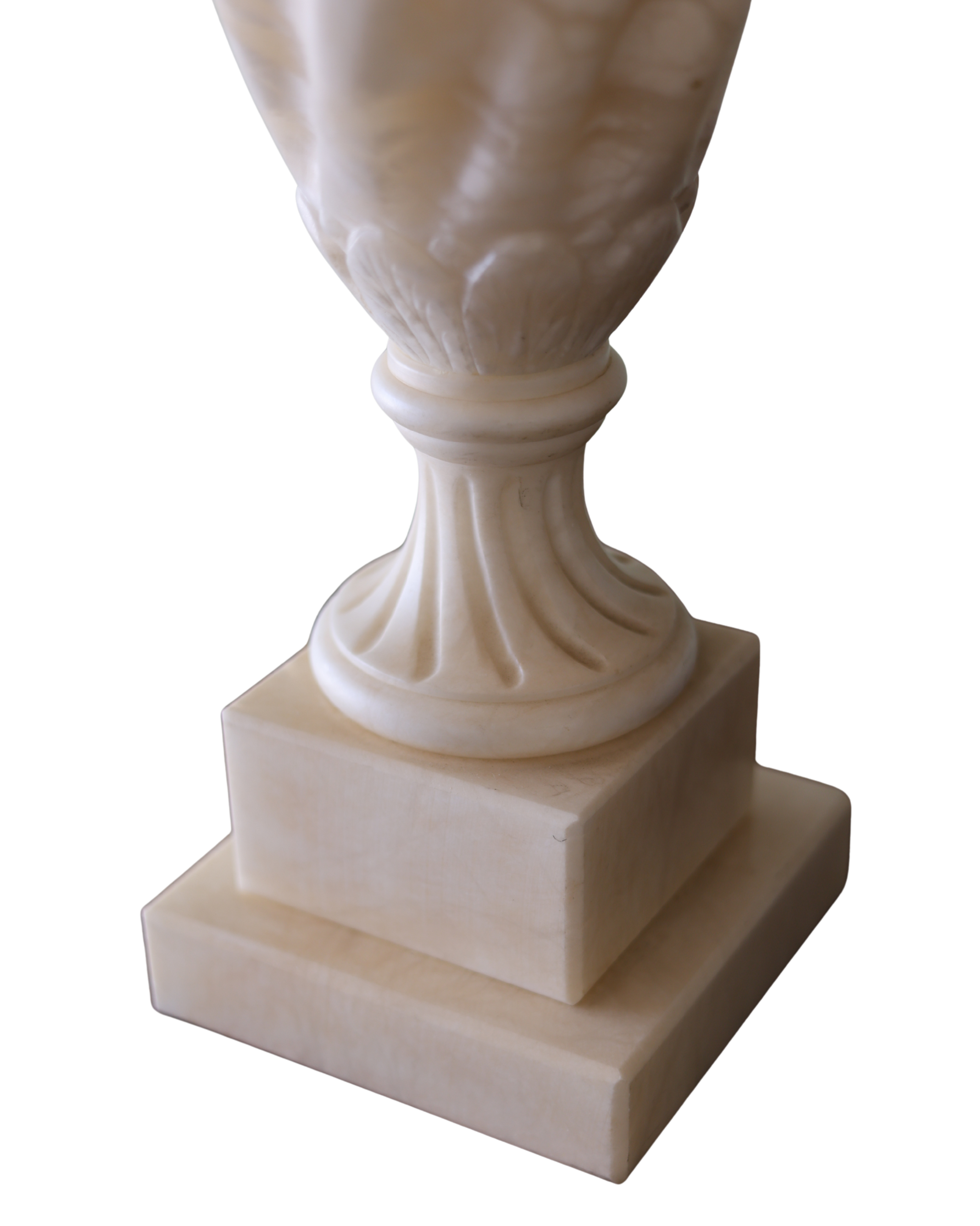 Italian Alabaster Urn Table Lamp