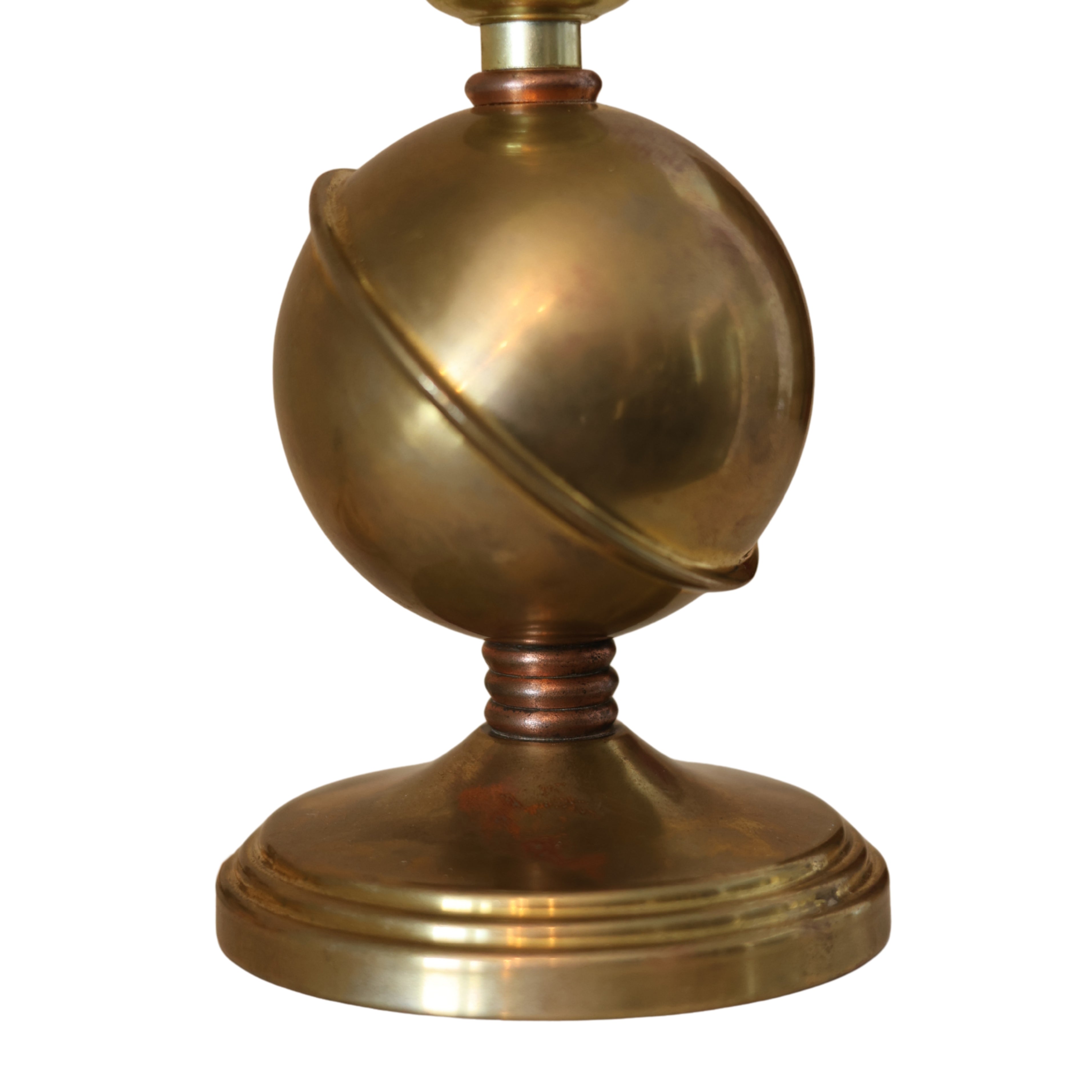 Petite Brass Saturn Lamp