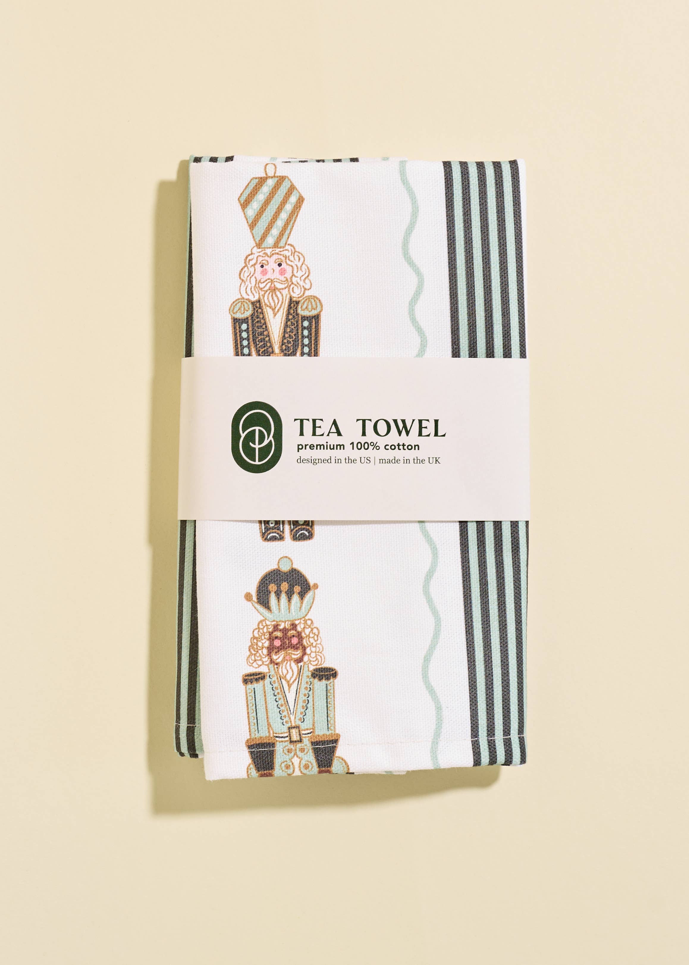 Classic Nutcracker Stripe Tea Towel