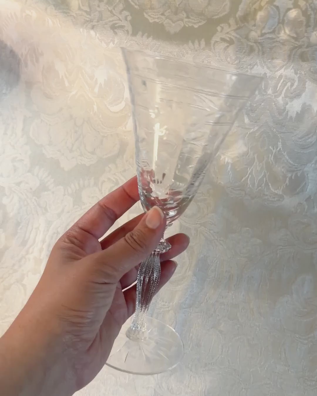 Morgantown Cut Floral Wine Glasses-3