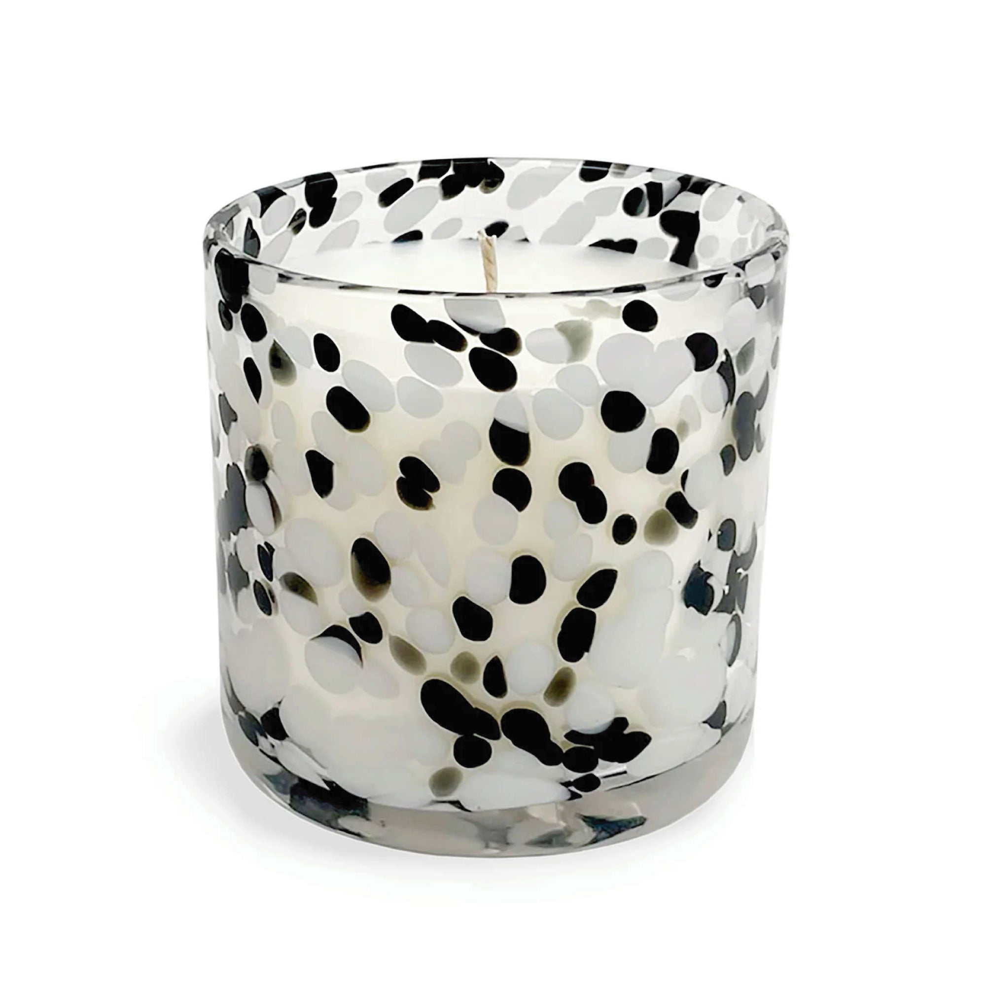 Velvet Tuberose Black & White Tortoise Candle