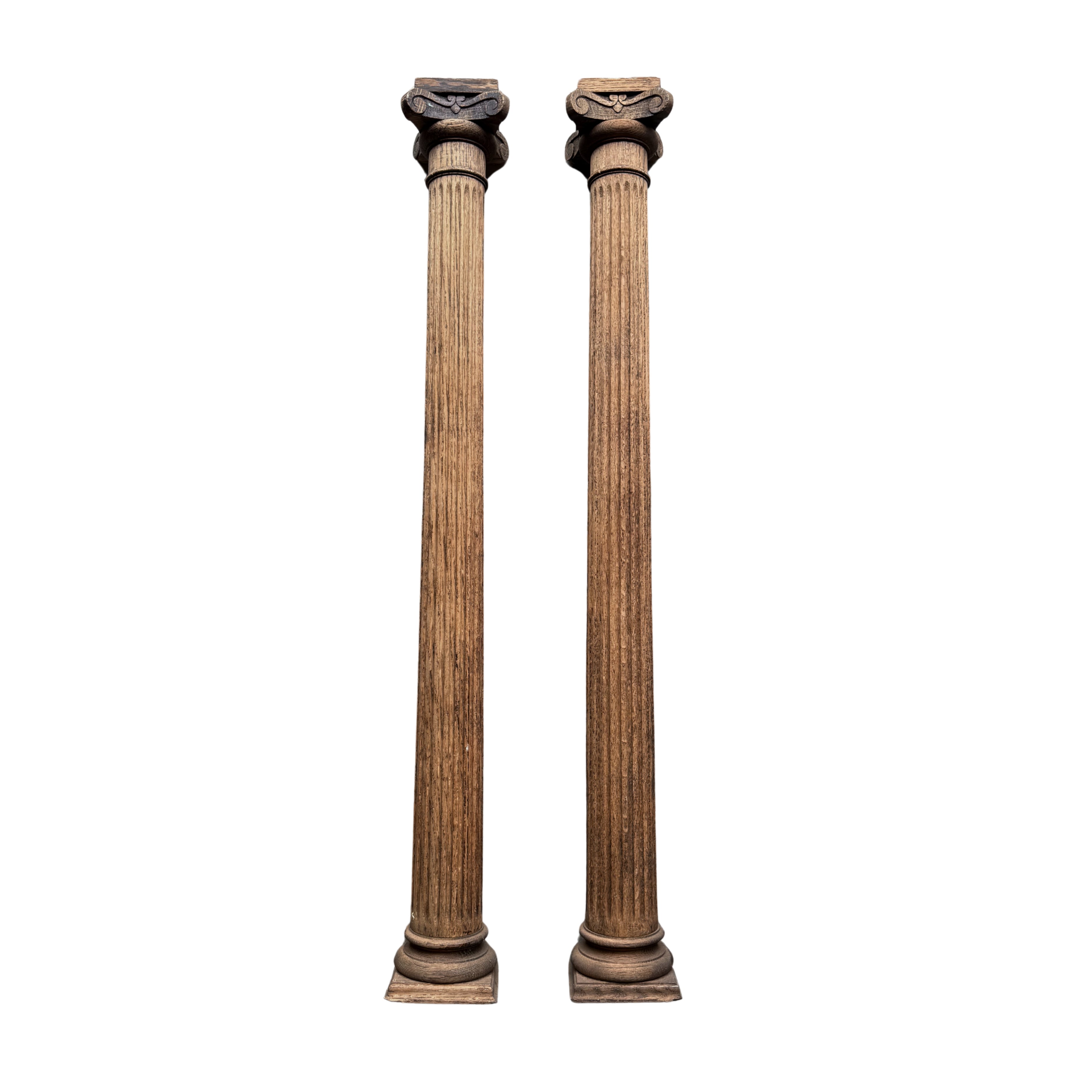 Architectural Mantle Columns, Oak